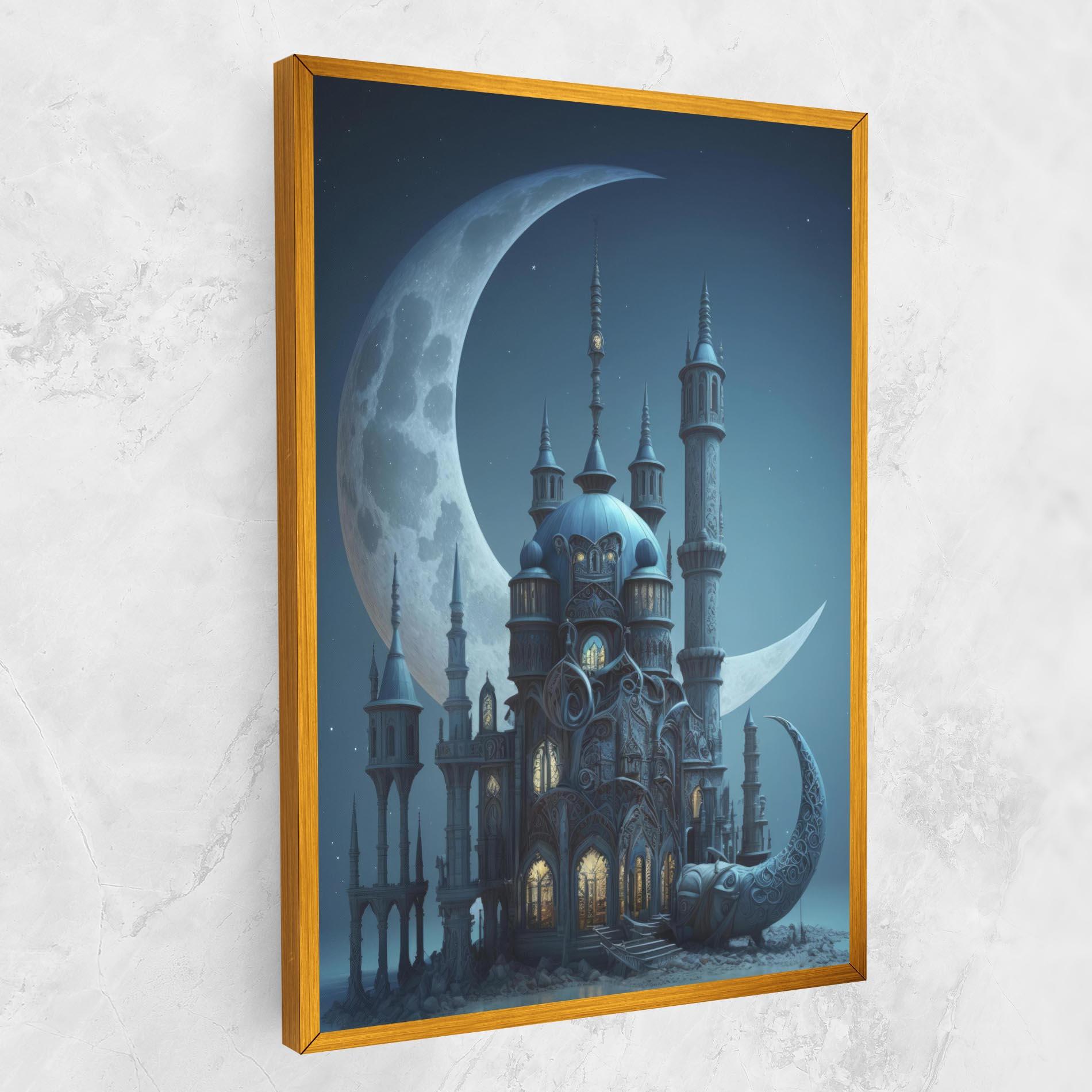 Vászonkép Mosque Moon mockup 1