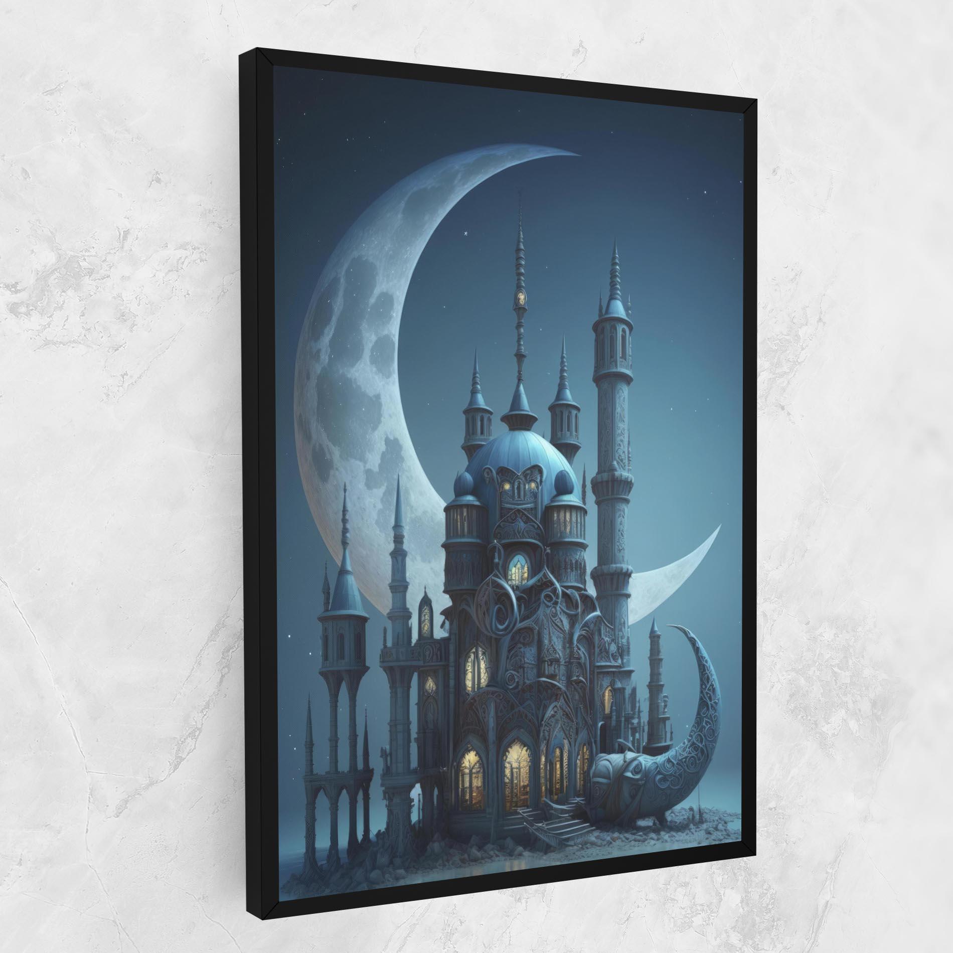 Vászonkép Mosque Moon mockup 1