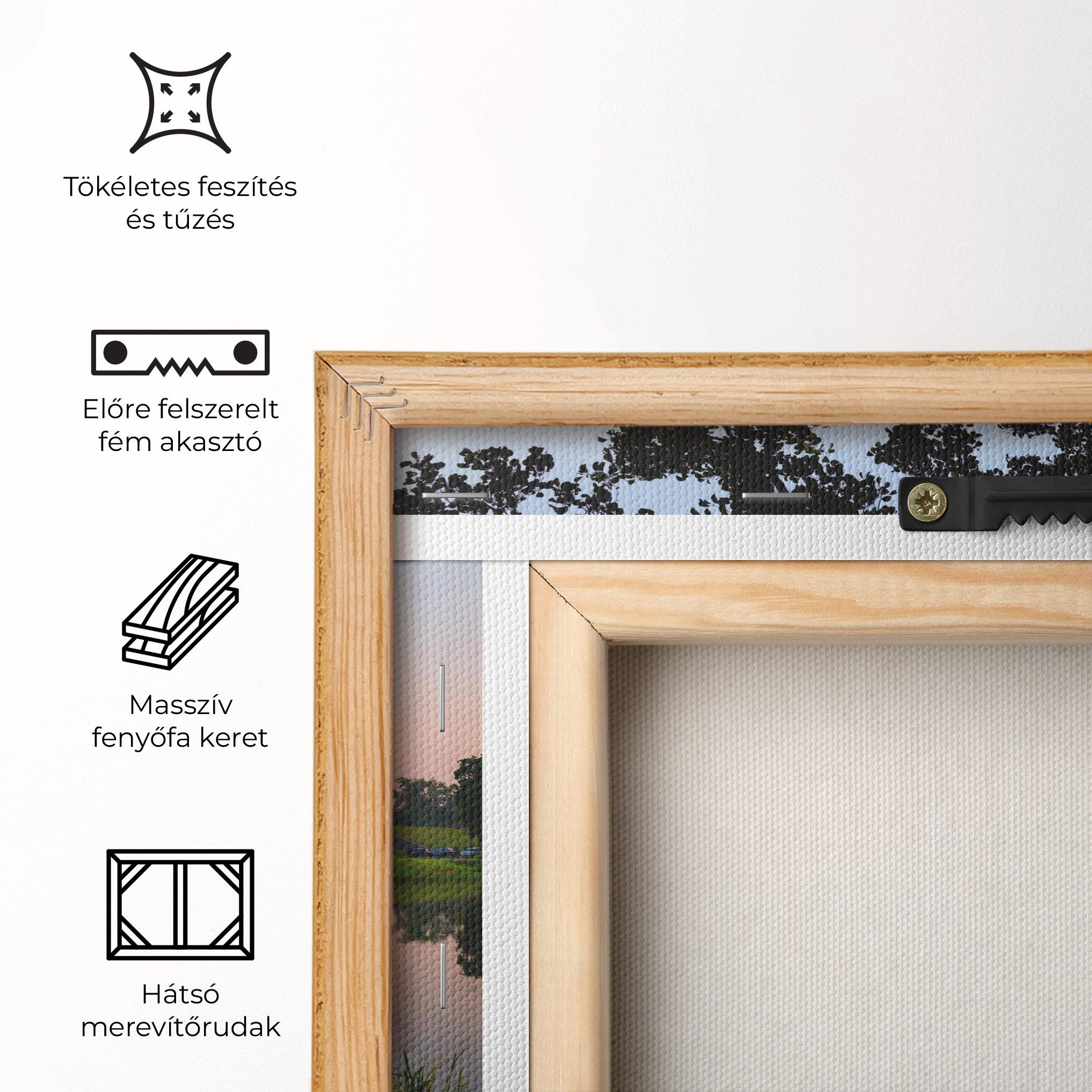 Vászonkép Ancient Castle Morning mockup 5