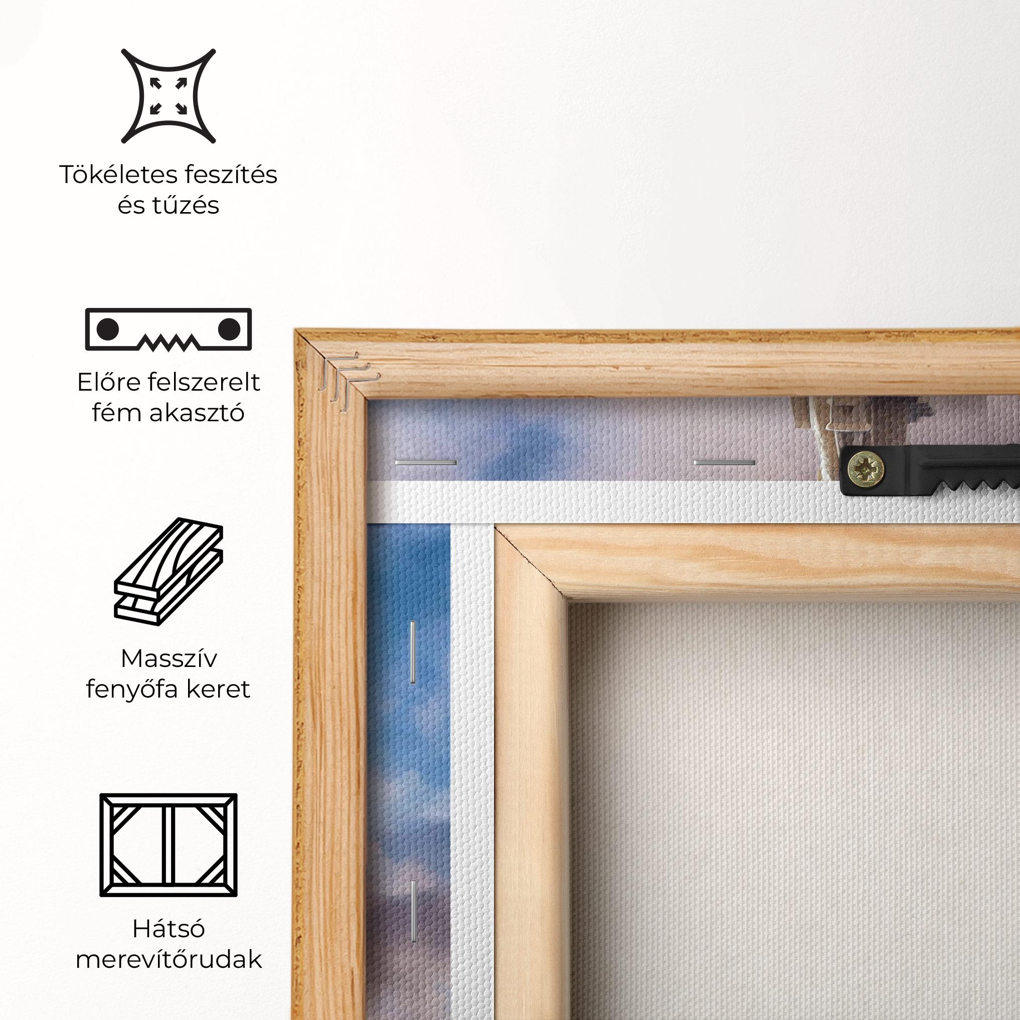 Vászonkép Cream Castle mockup 5