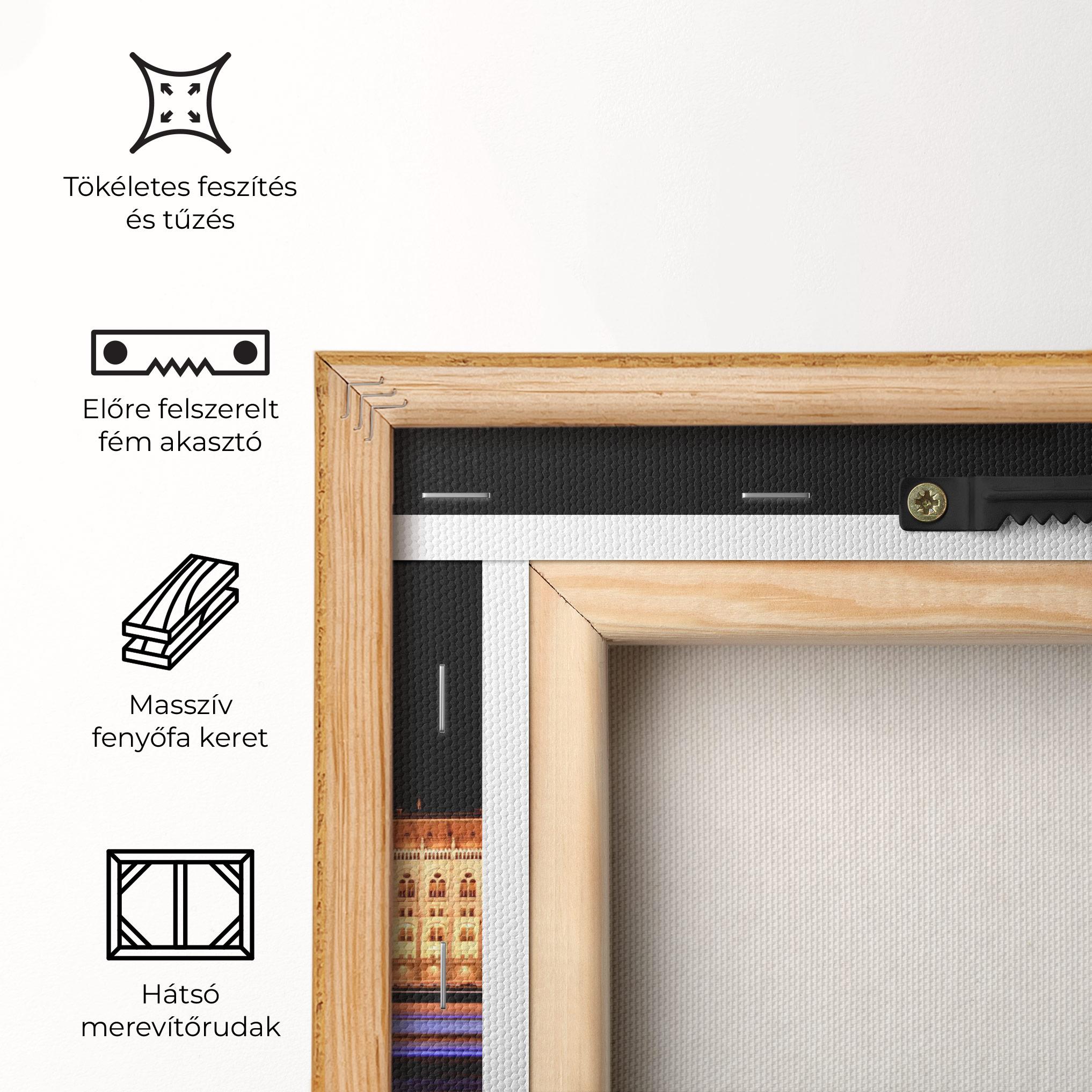 Vászonkép Night Reflection mockup 5