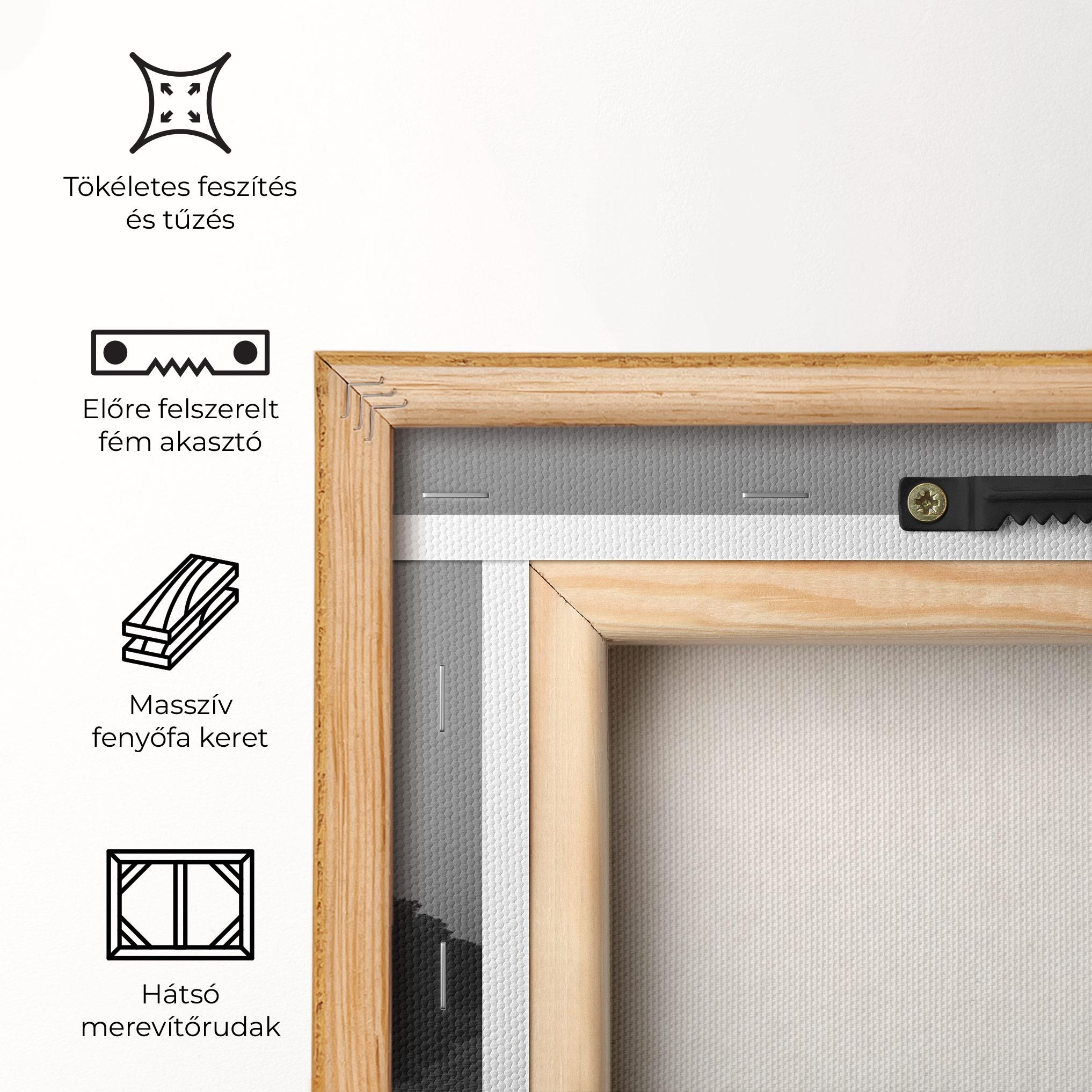 Vászonkép Taj Mahal Reflected mockup 5