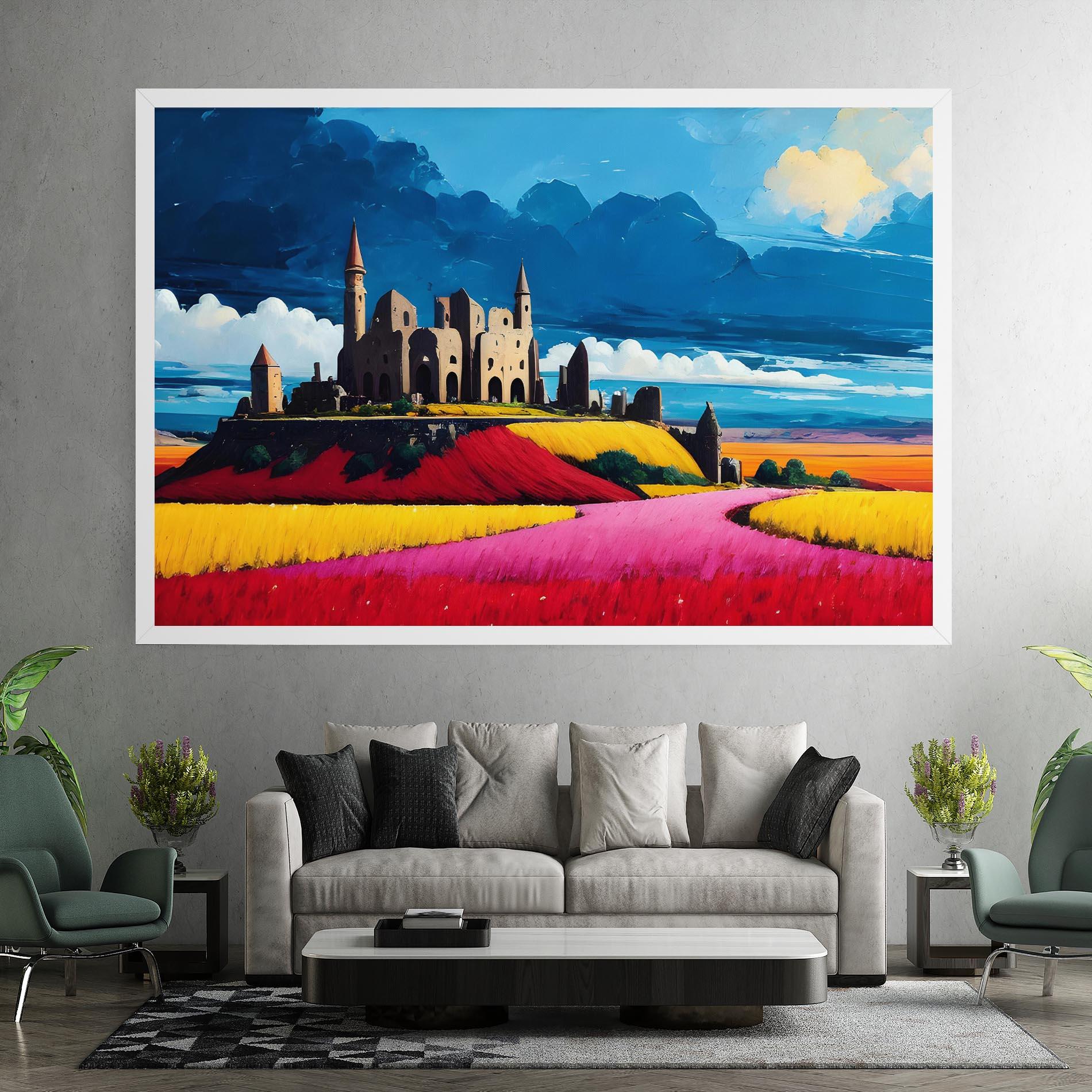 Vászonkép Antique Building Art mockup 7