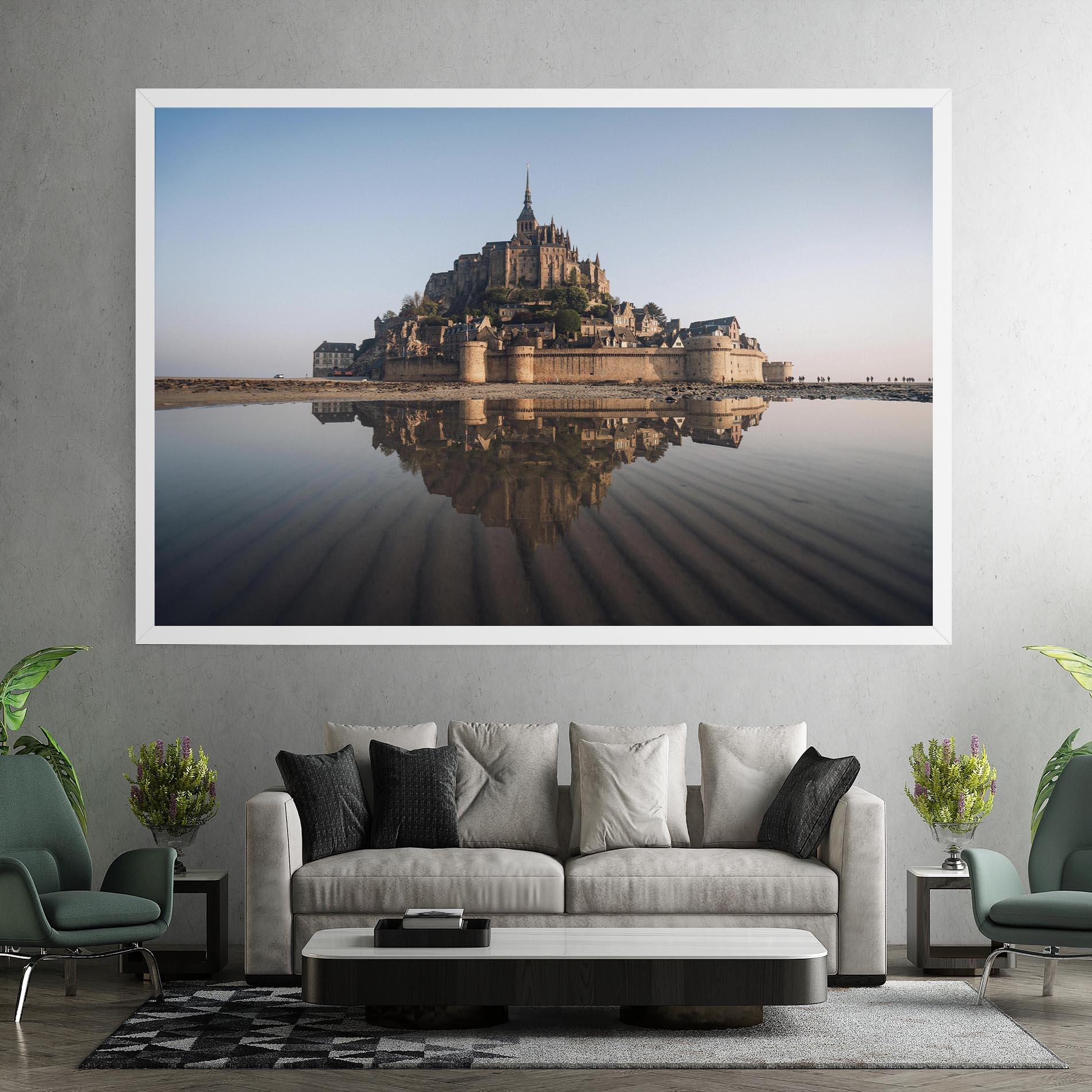 Vászonkép Castle Reflection mockup 7