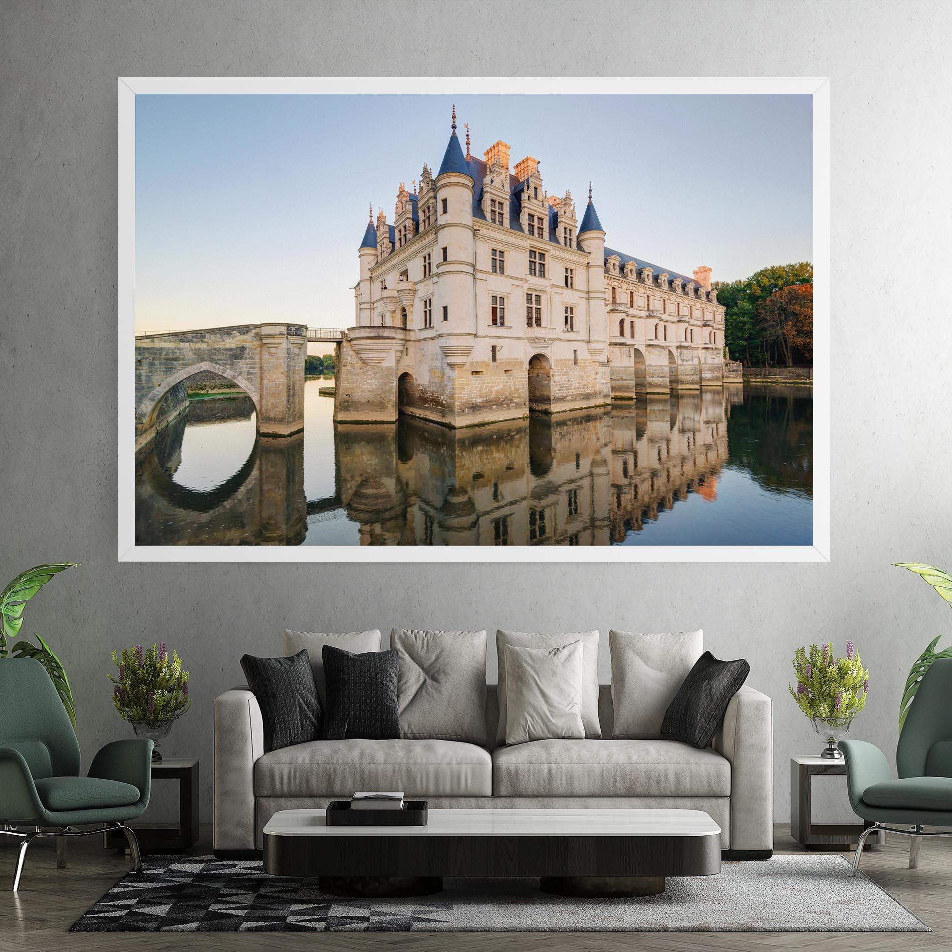 Vászonkép Chateau France mockup 7