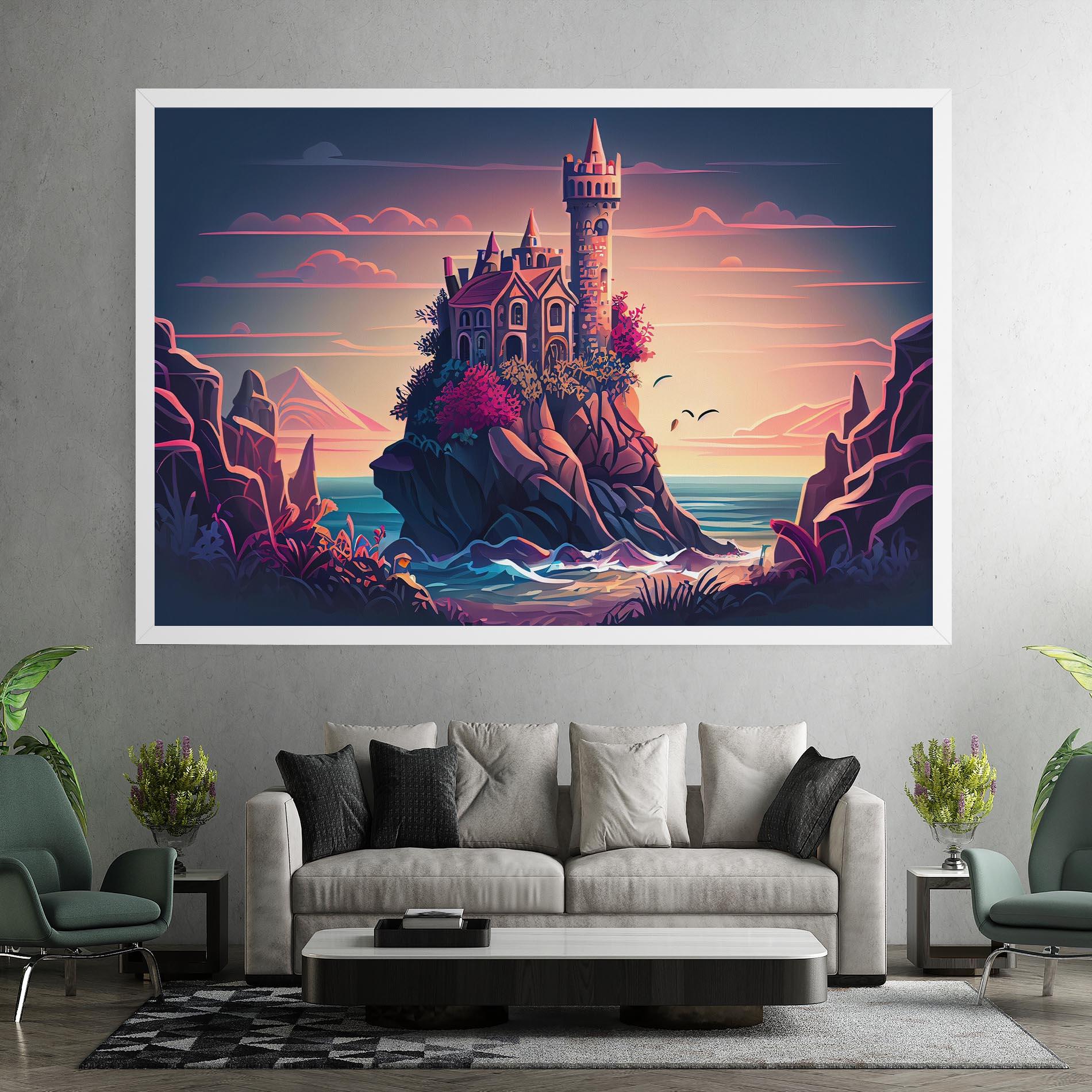 Vászonkép Cliff Castle mockup 7