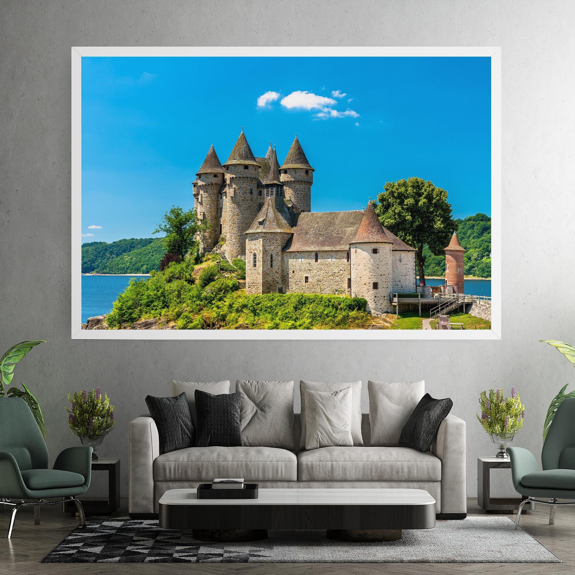 Vászonkép Medieval Castle France mockup 7