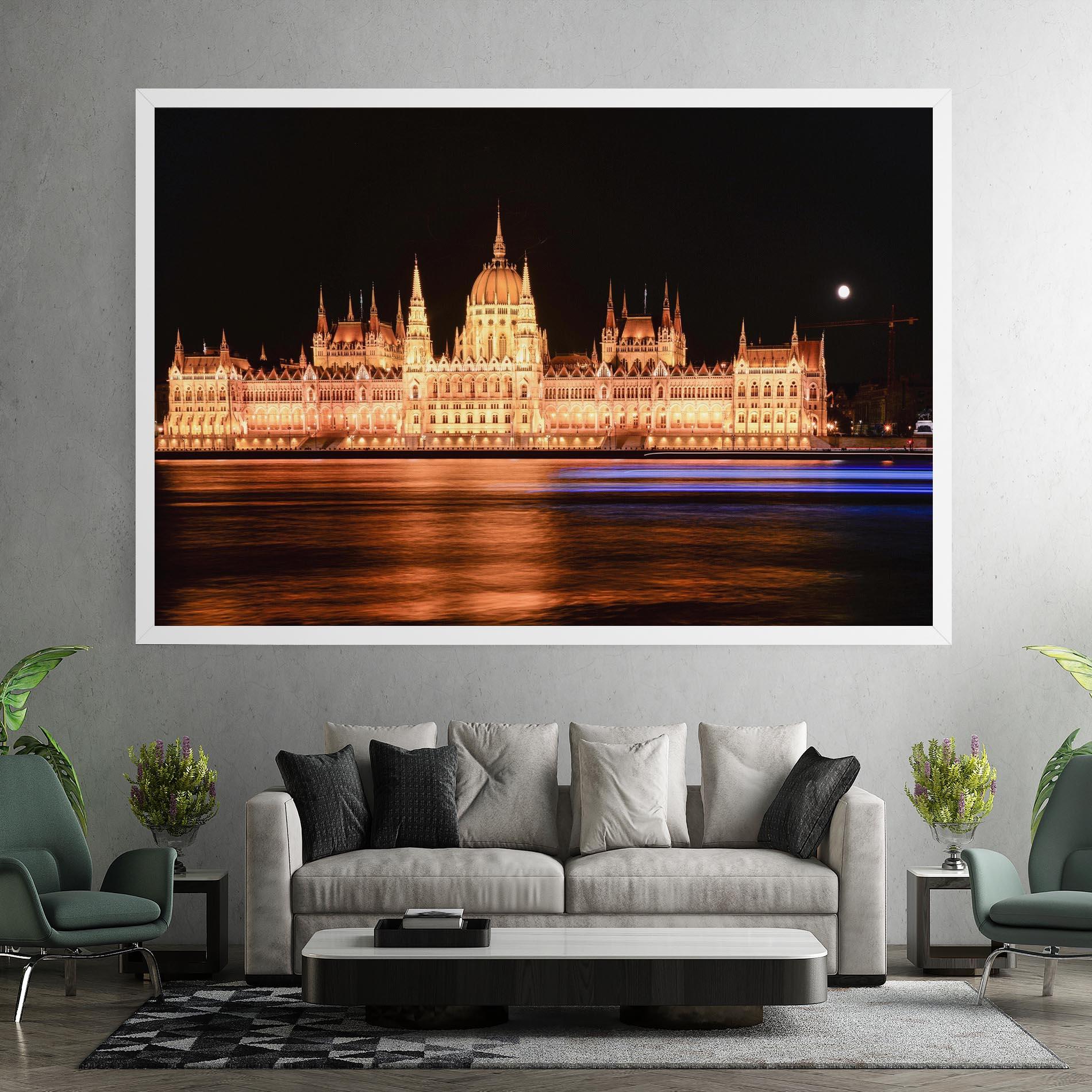 Vászonkép Night Reflection mockup 7