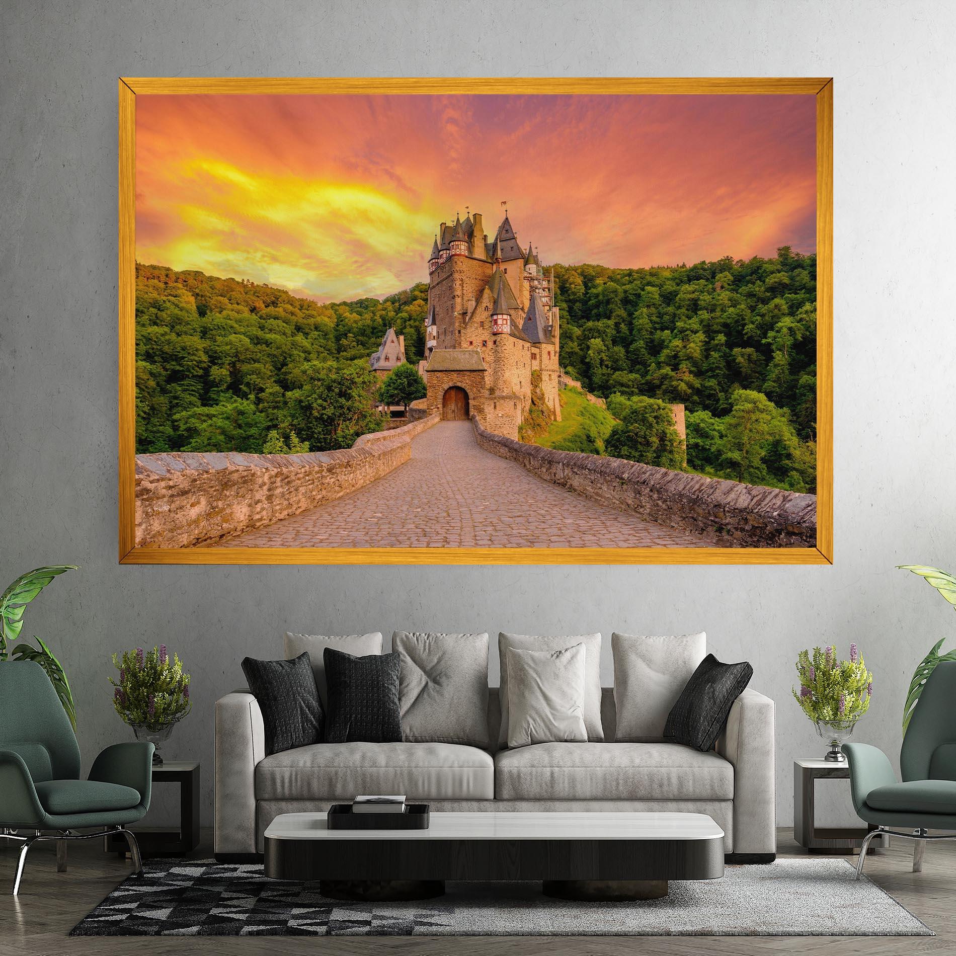 Vászonkép Burg Eltz Castle mockup 7