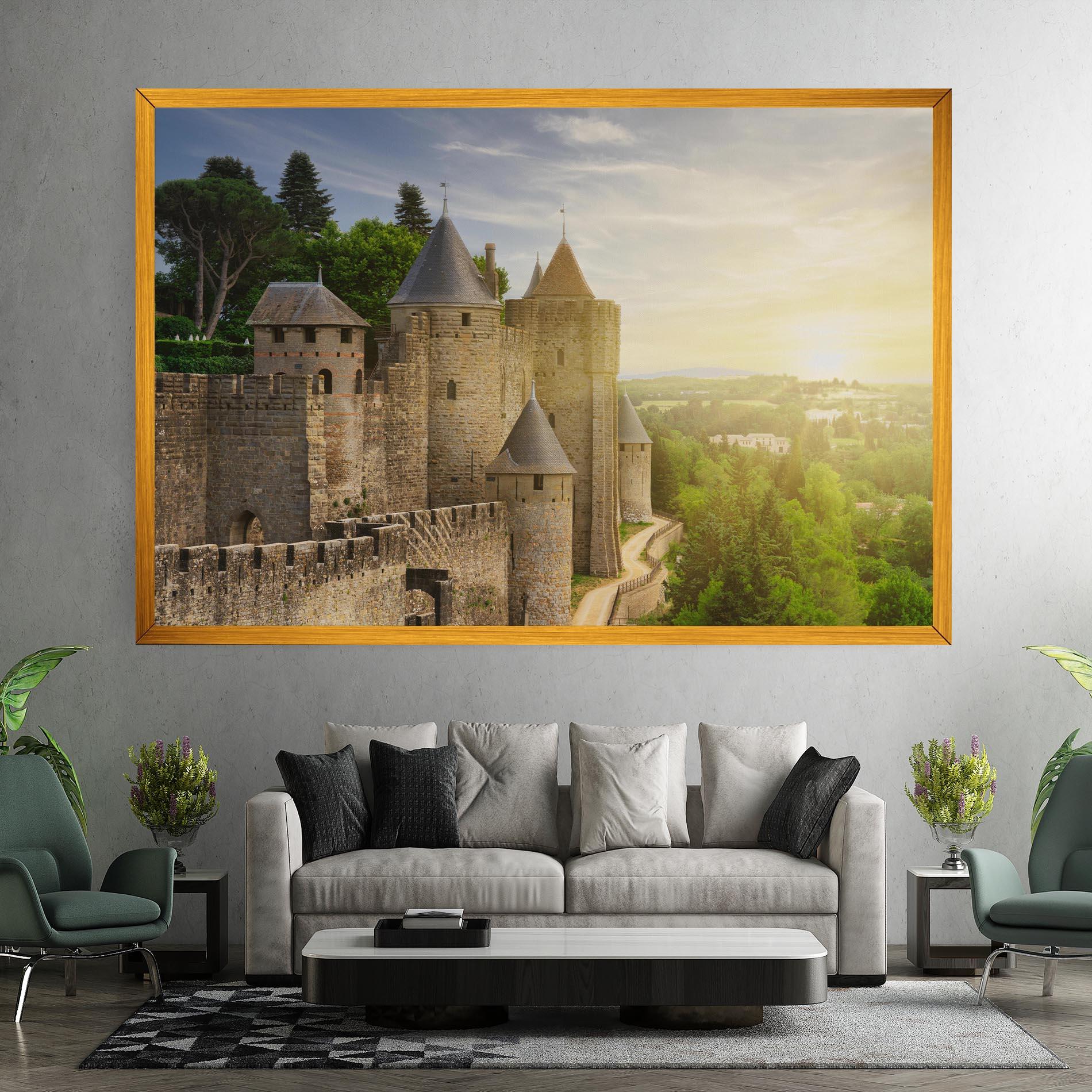 Vászonkép Carcassonne France mockup 7