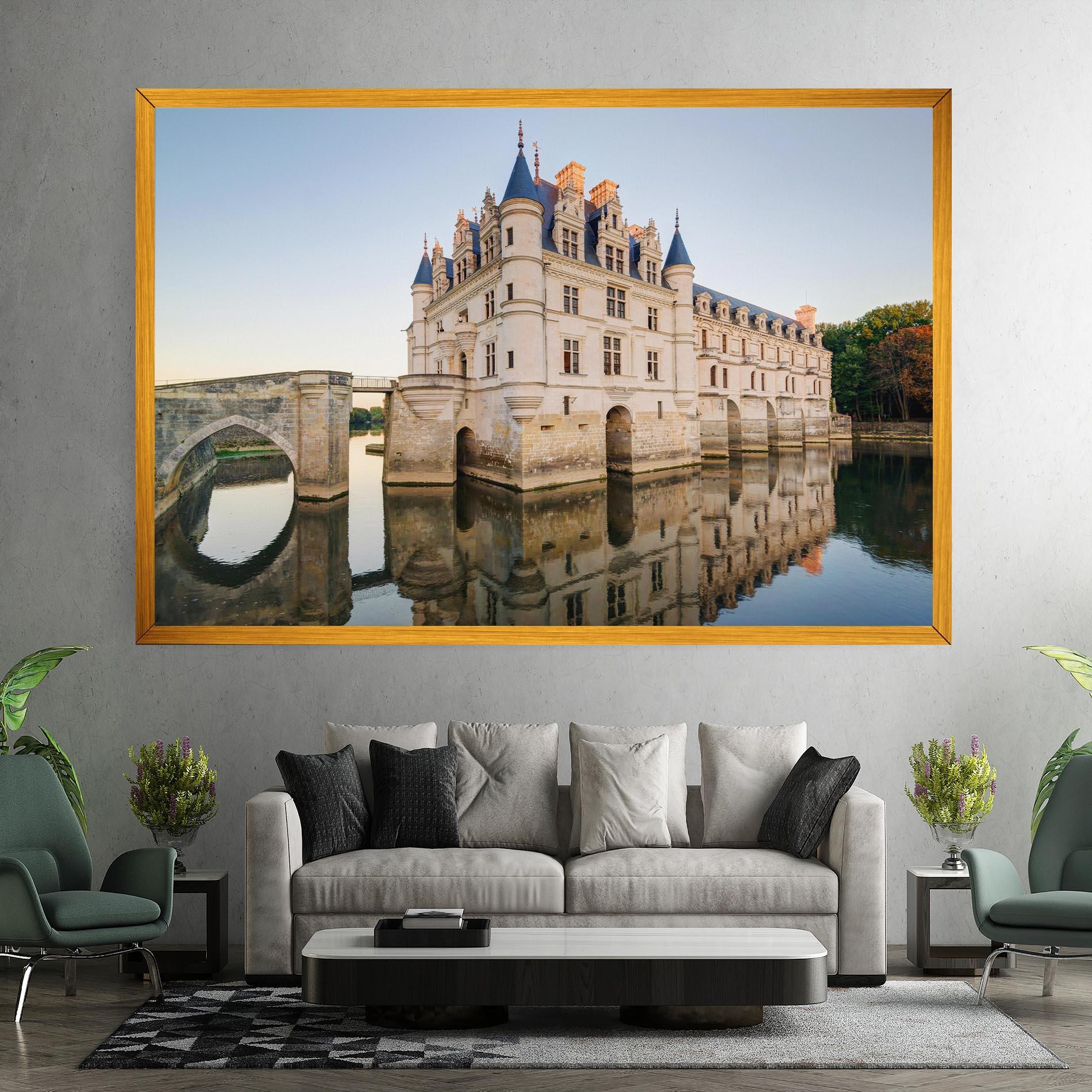 Vászonkép Chateau France mockup 7