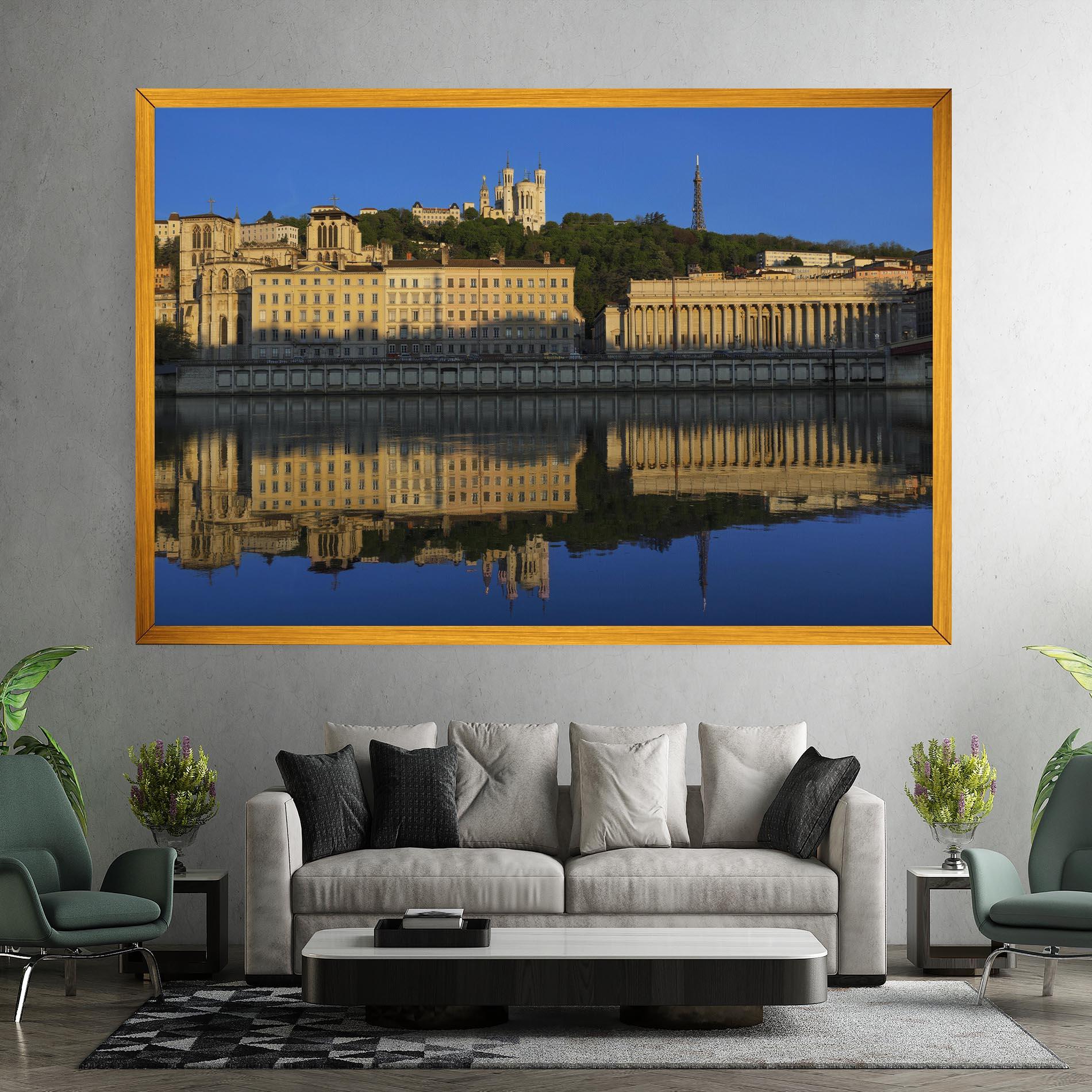 Vászonkép Lyon France mockup 7