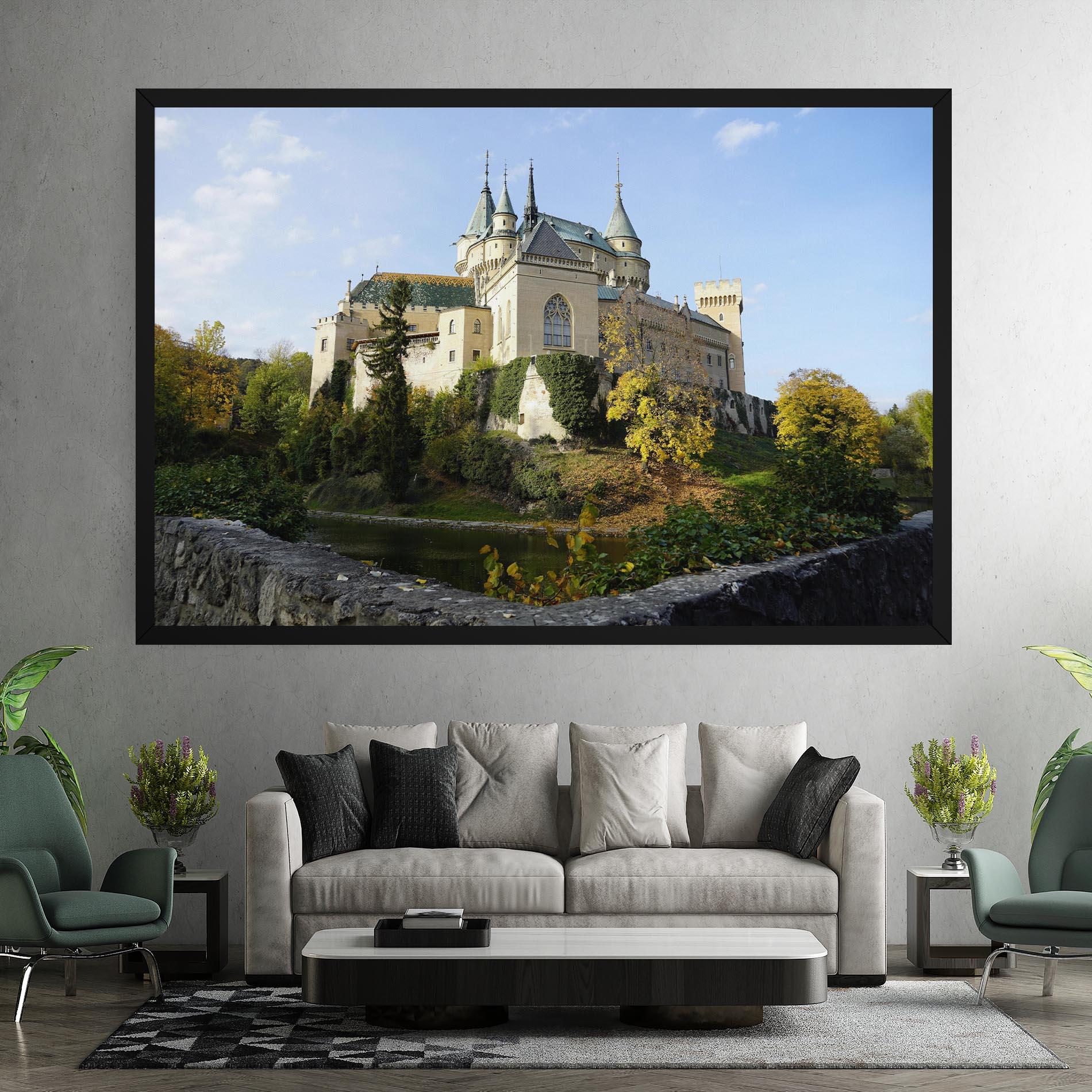 Vászonkép Bojnice Castle Slovakia mockup 7