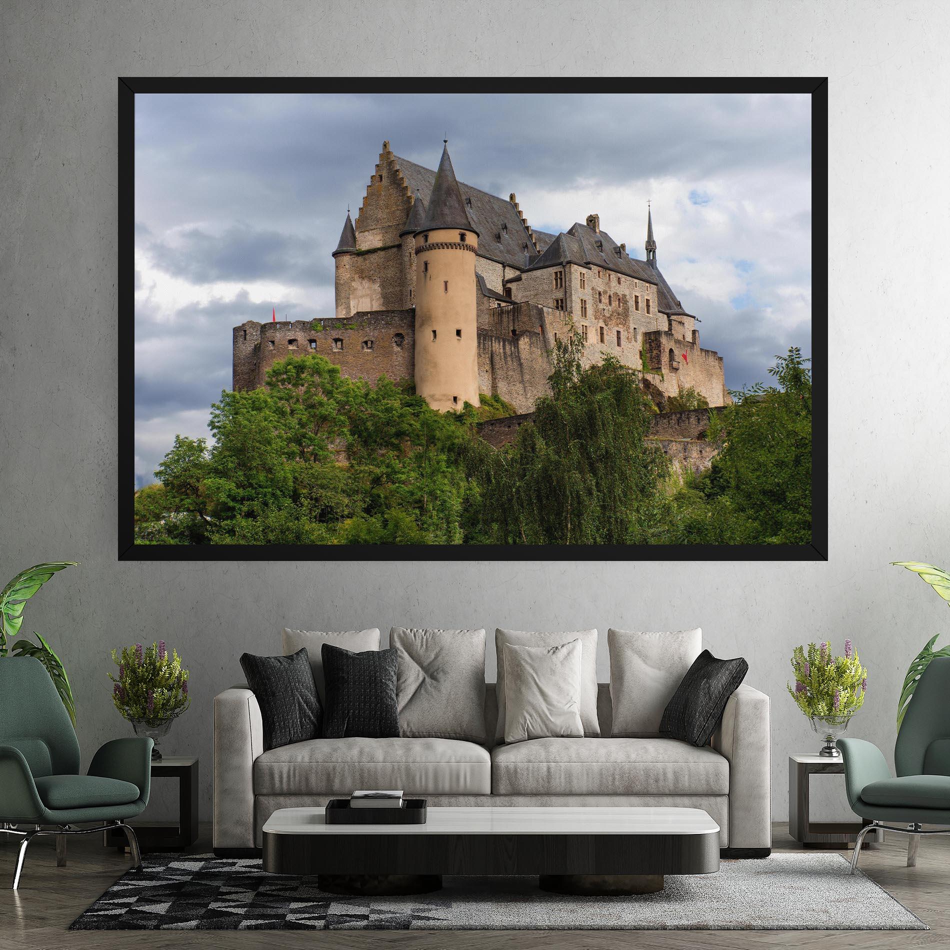 Vászonkép Castle Vianden mockup 7