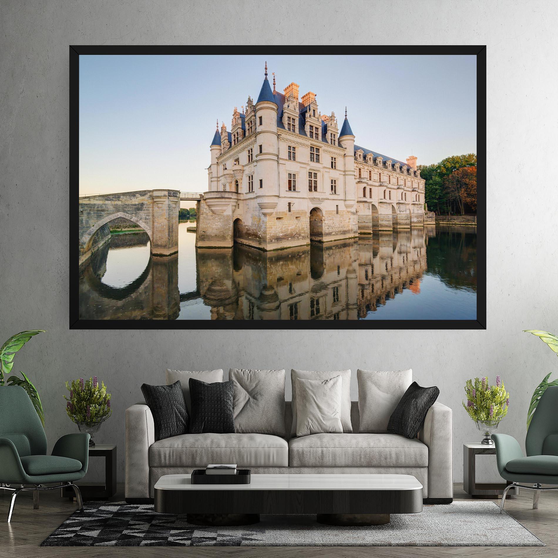 Vászonkép Chateau France mockup 7