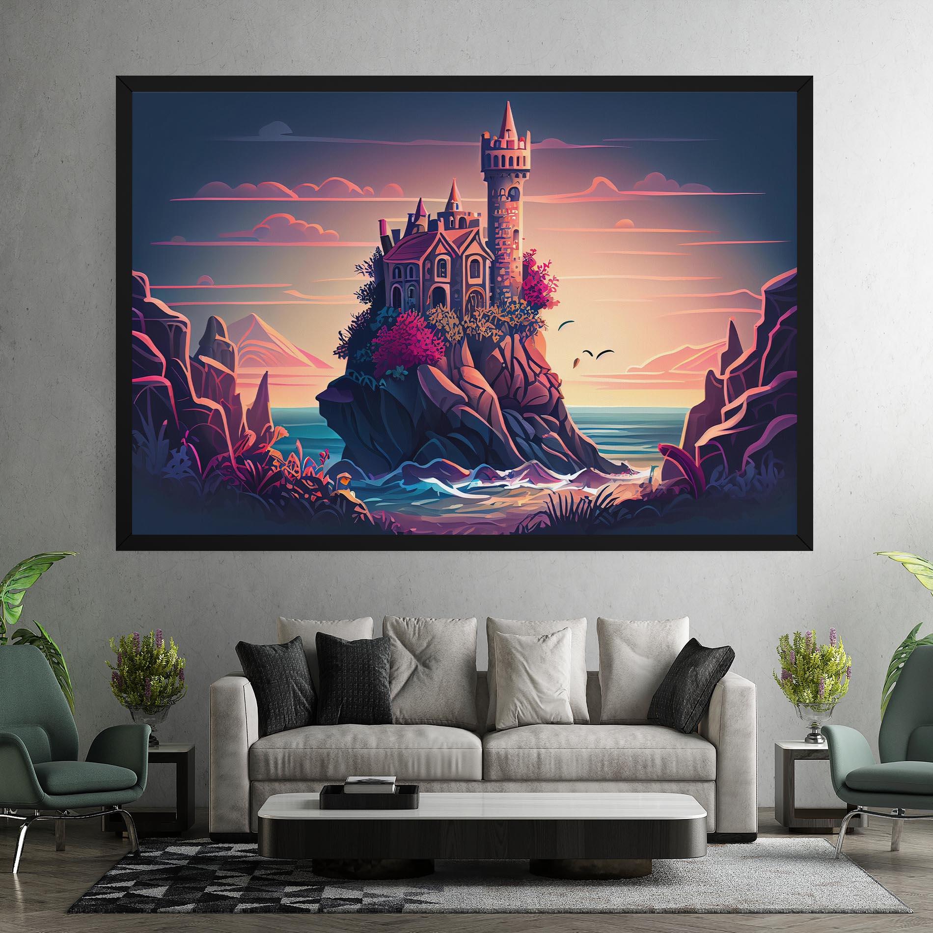 Vászonkép Cliff Castle mockup 7