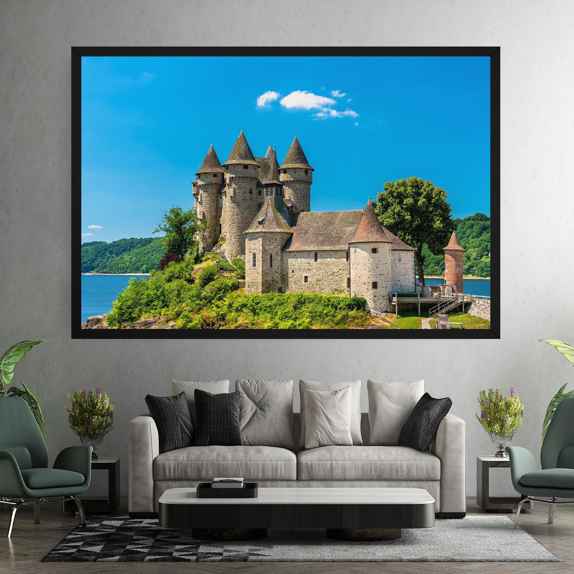 Vászonkép Medieval Castle France mockup 7