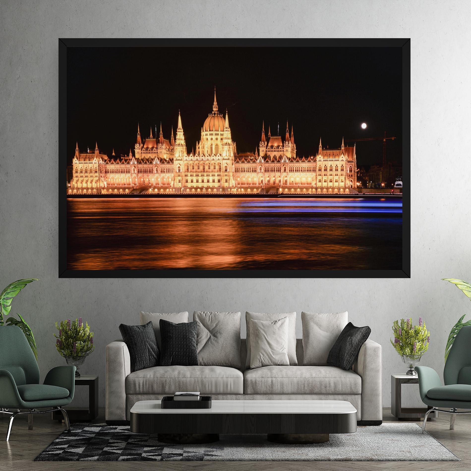 Vászonkép Night Reflection mockup 7