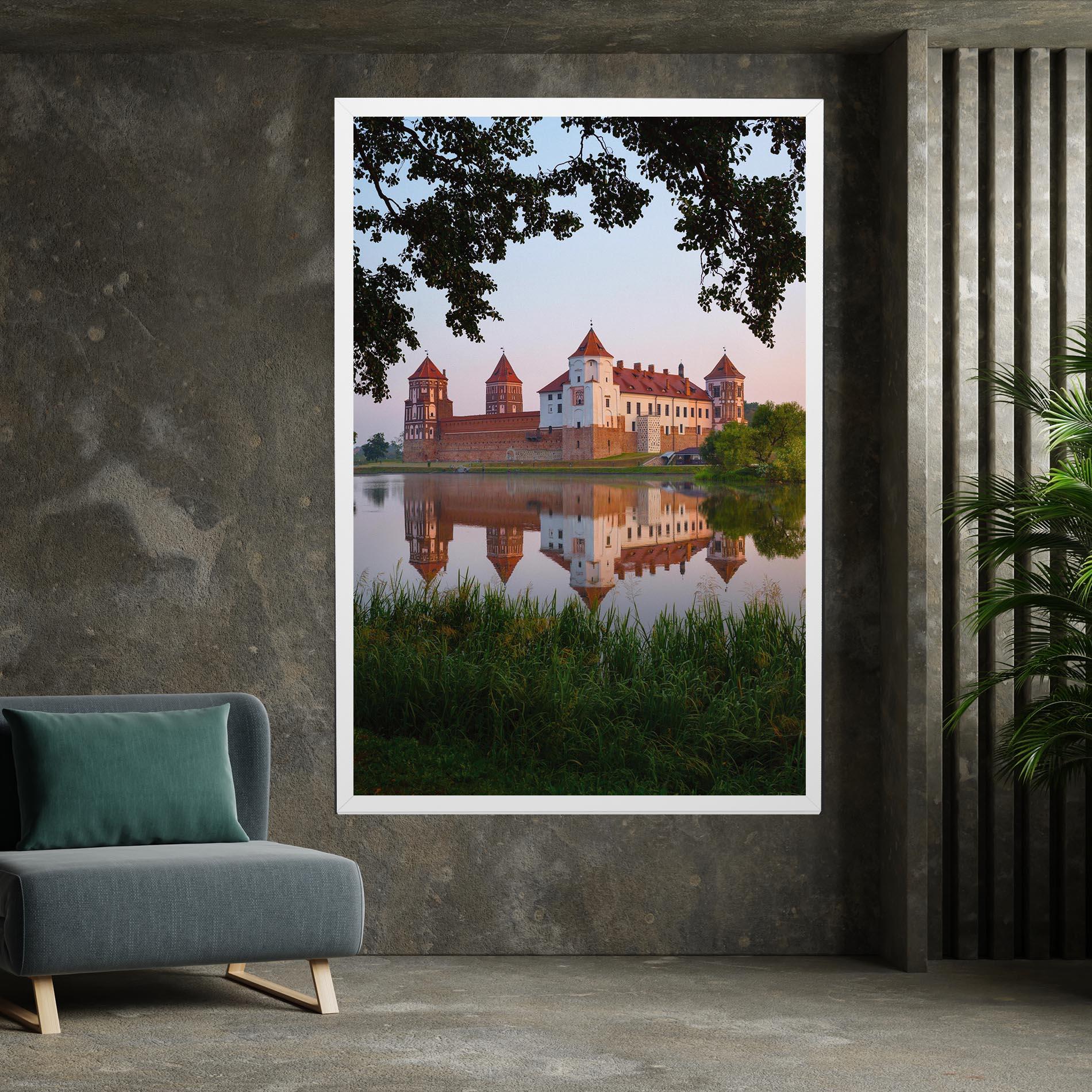 Vászonkép Ancient Castle Morning mockup 7