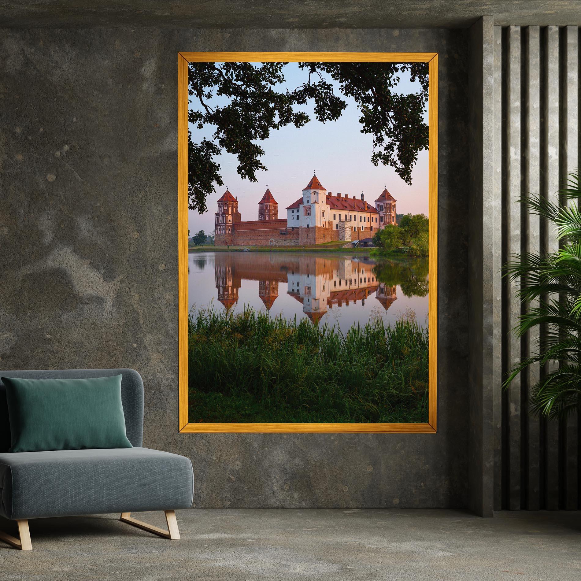 Vászonkép Ancient Castle Morning mockup 7
