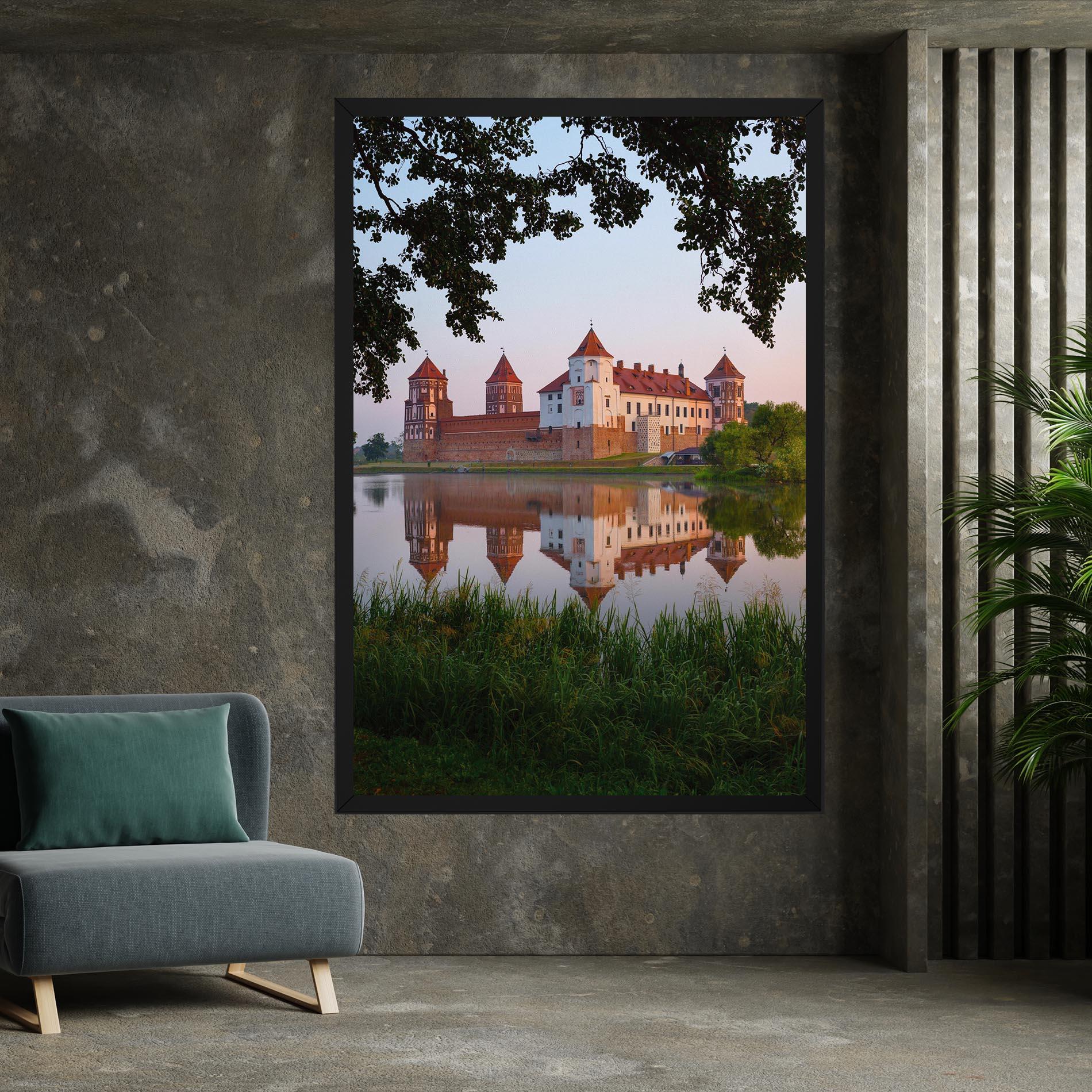 Vászonkép Ancient Castle Morning mockup 7