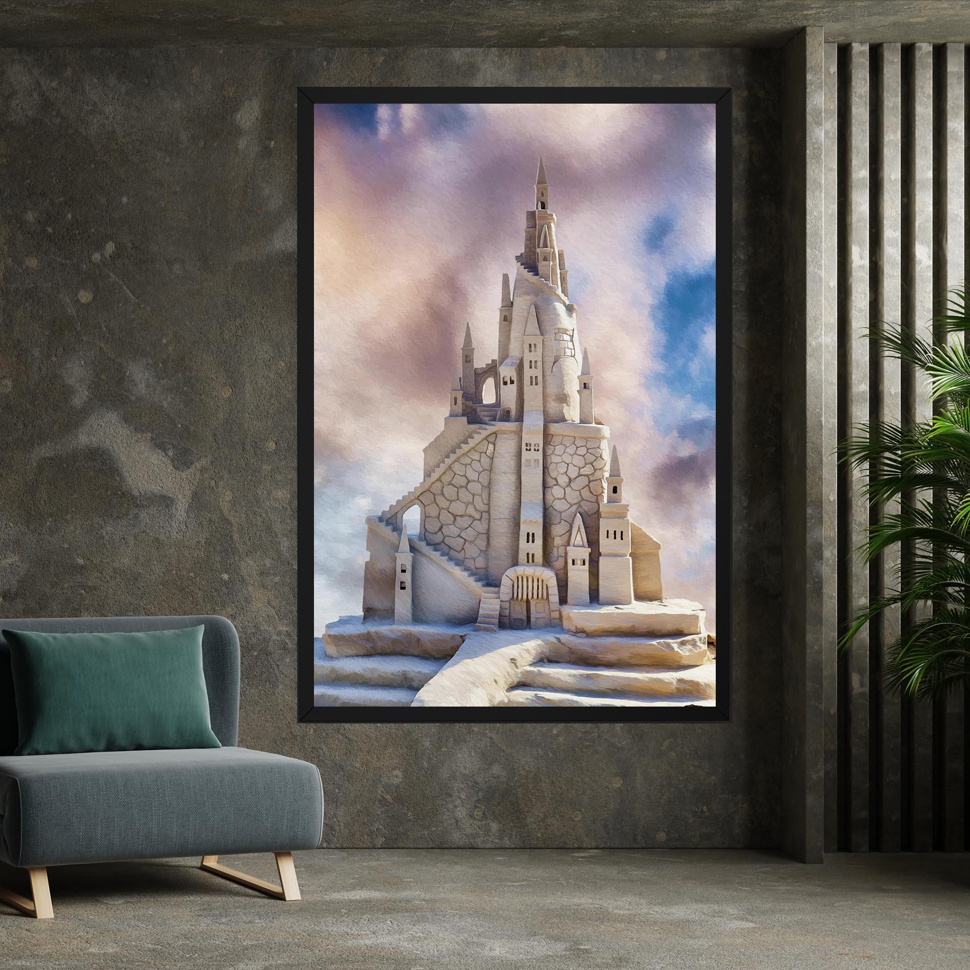 Vászonkép Cream Castle mockup 7