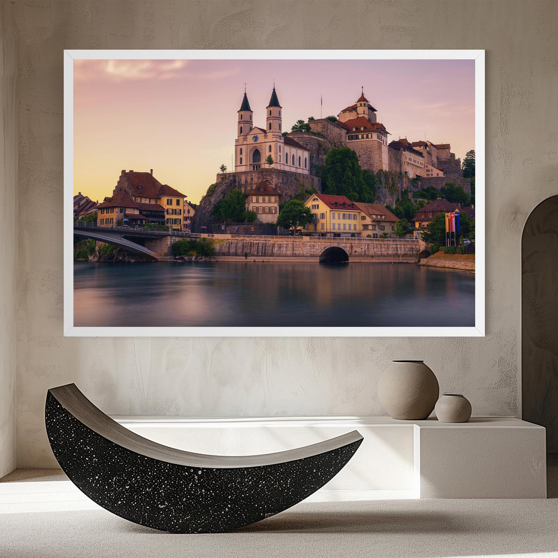 Vászonkép Aarburg Castle mockup 8