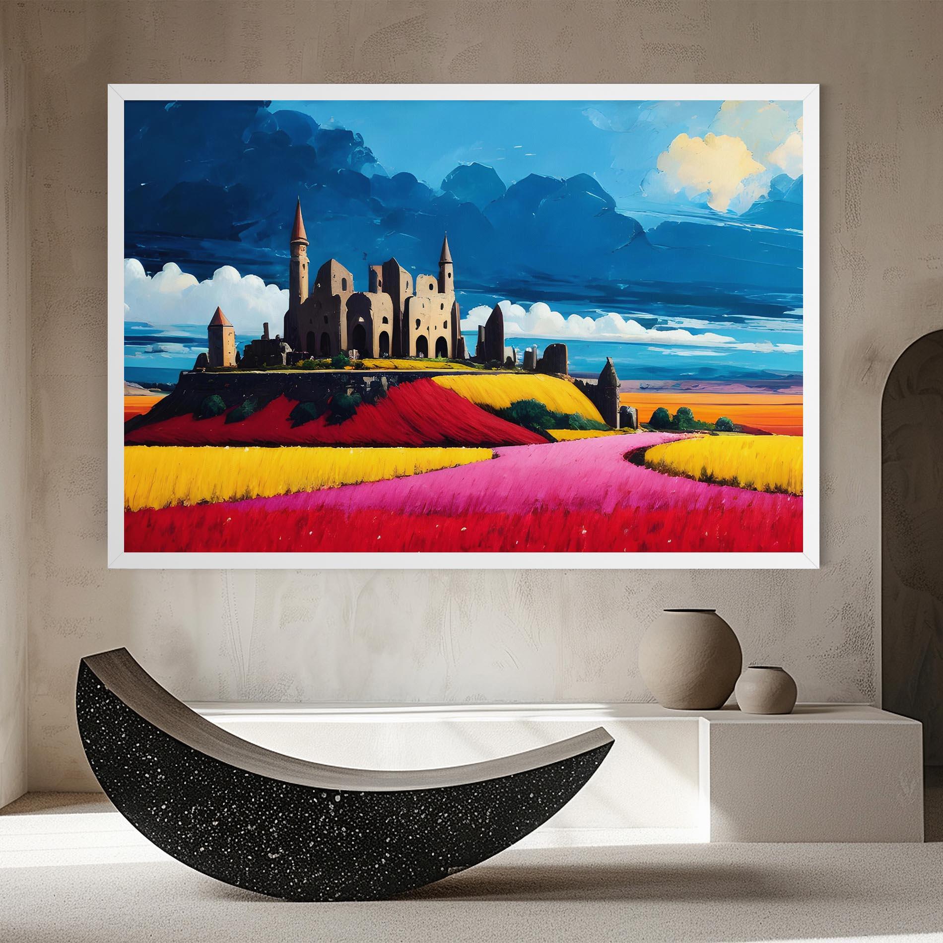 Vászonkép Antique Building Art mockup 8