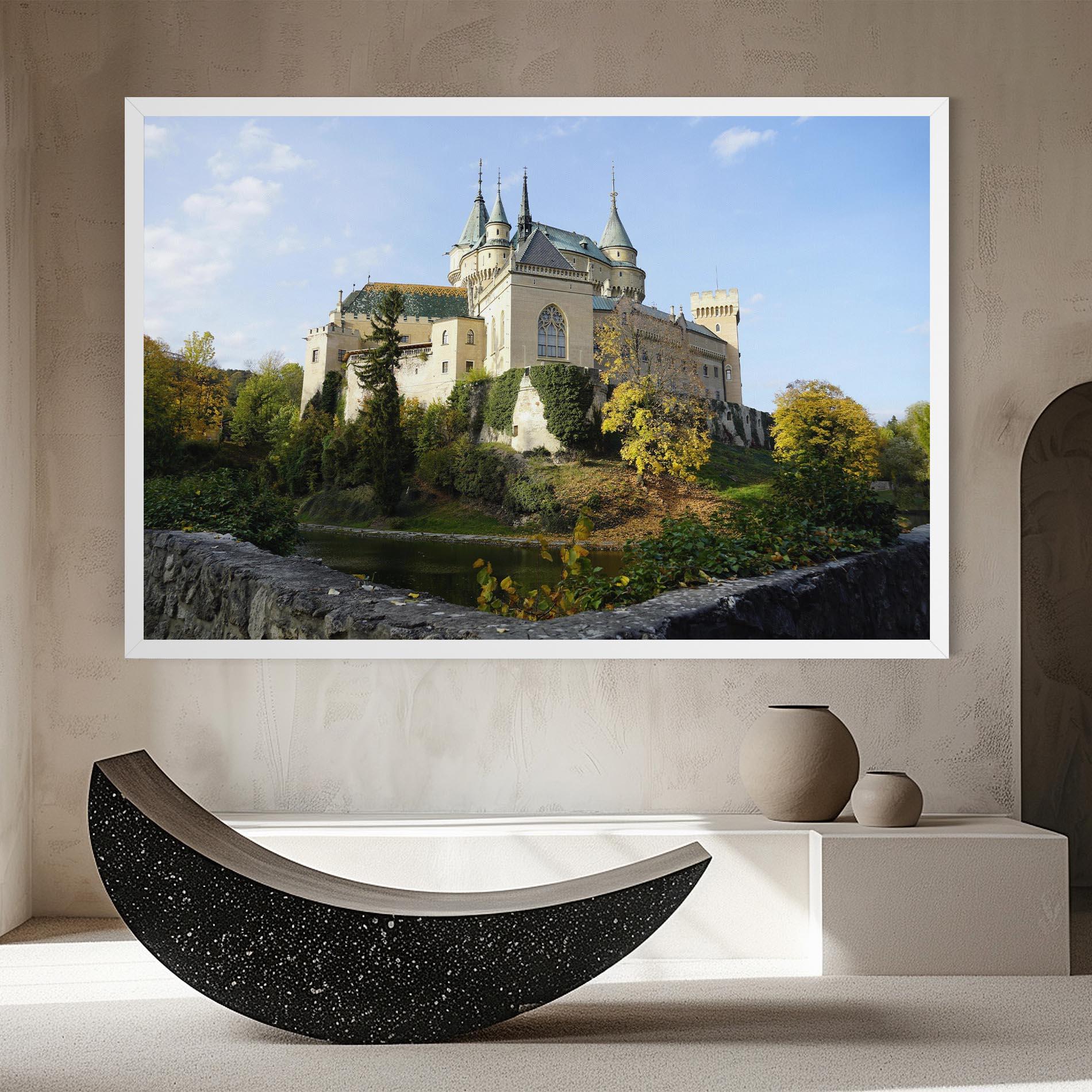 Vászonkép Bojnice Castle Slovakia mockup 8