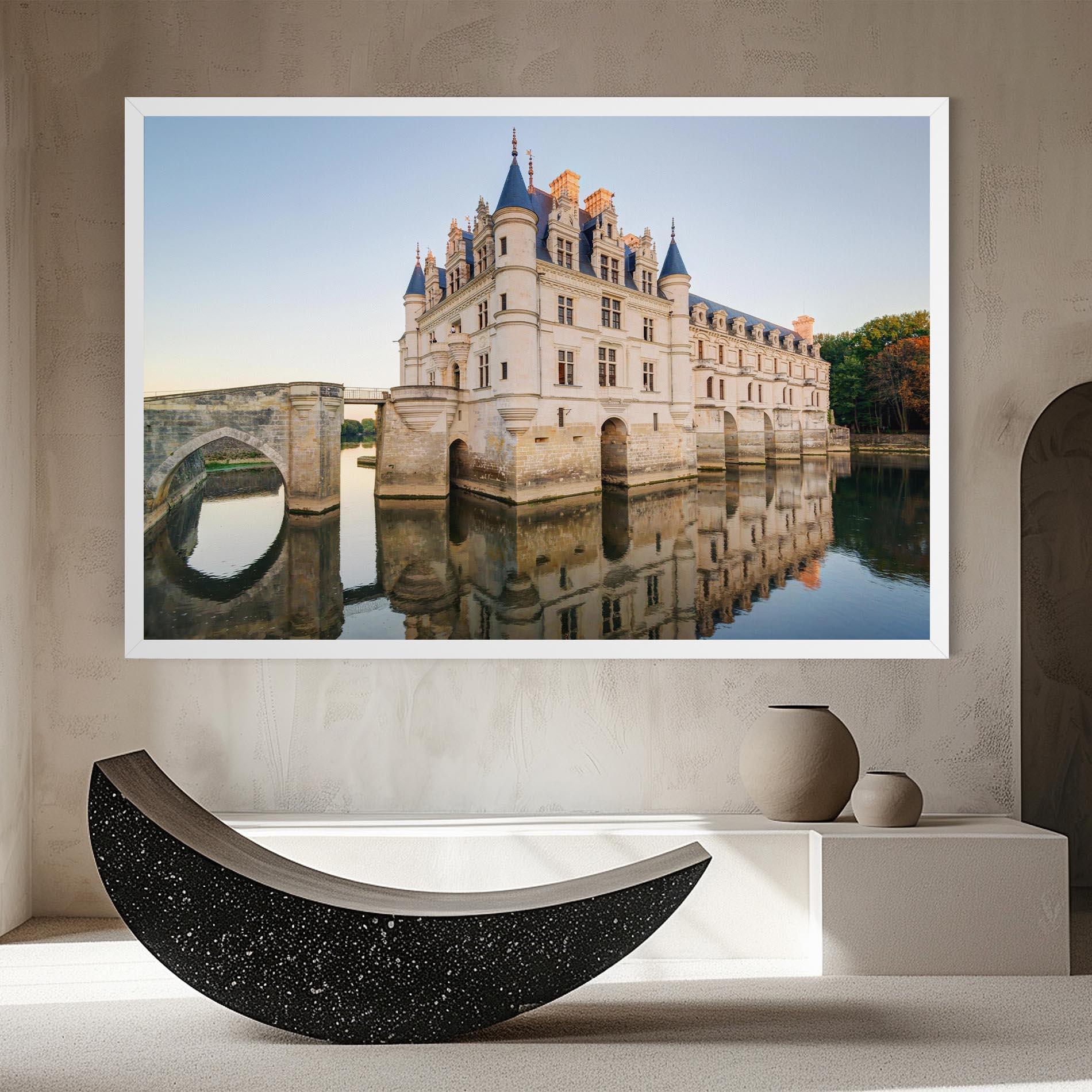 Vászonkép Chateau France mockup 8