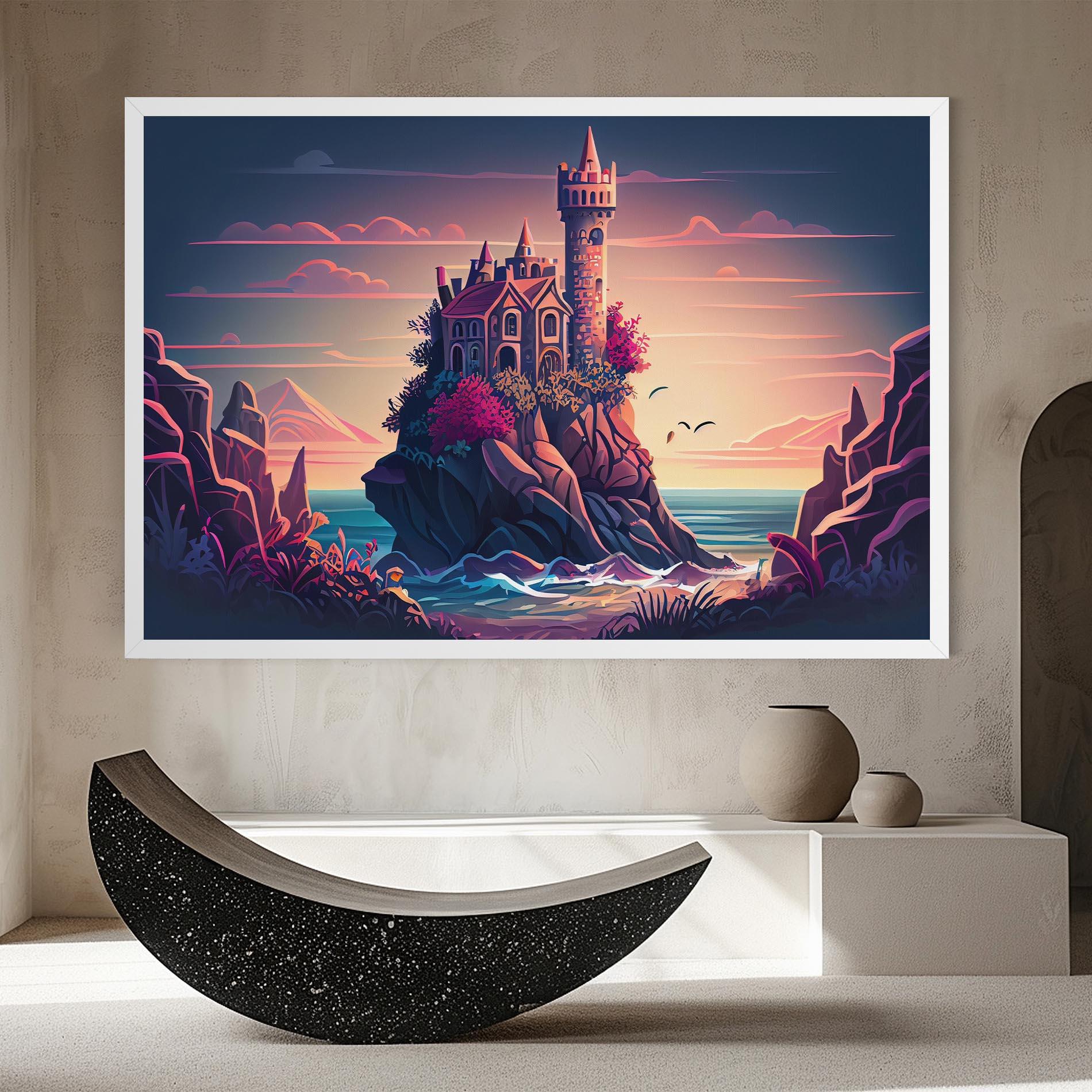 Vászonkép Cliff Castle mockup 8