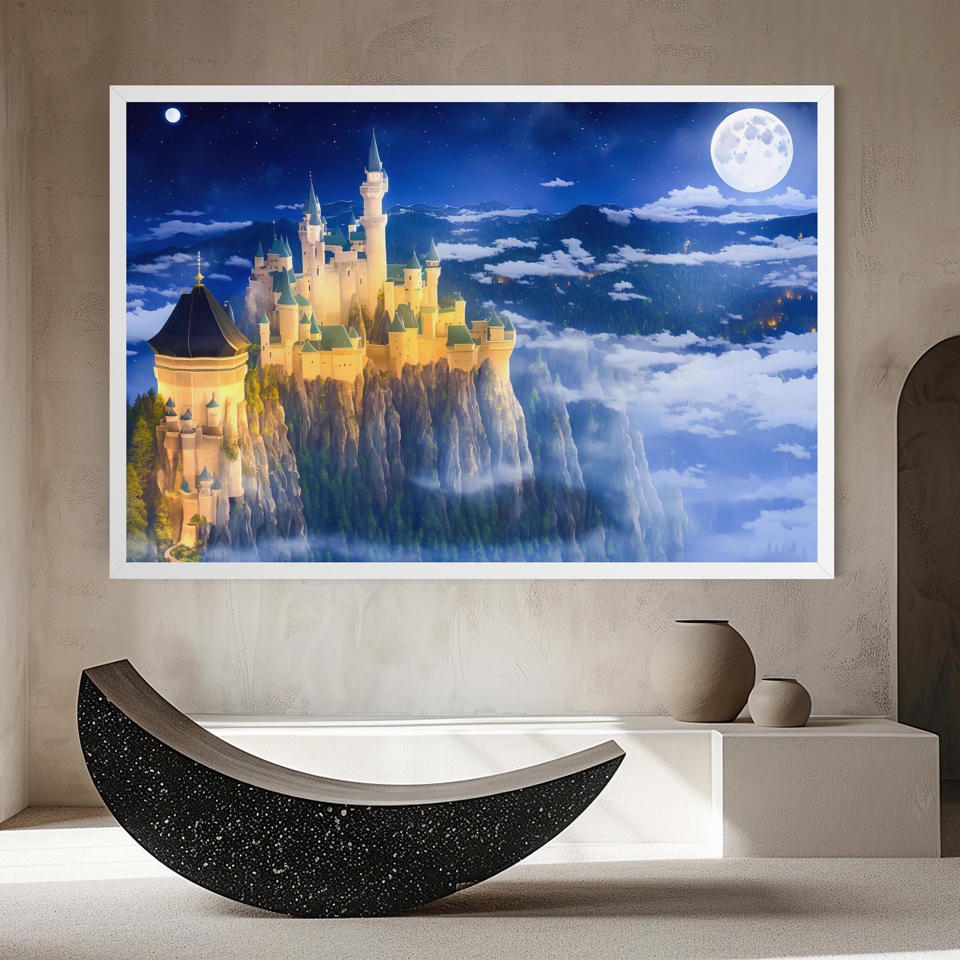 Vászonkép Fairytale Castle mockup 8