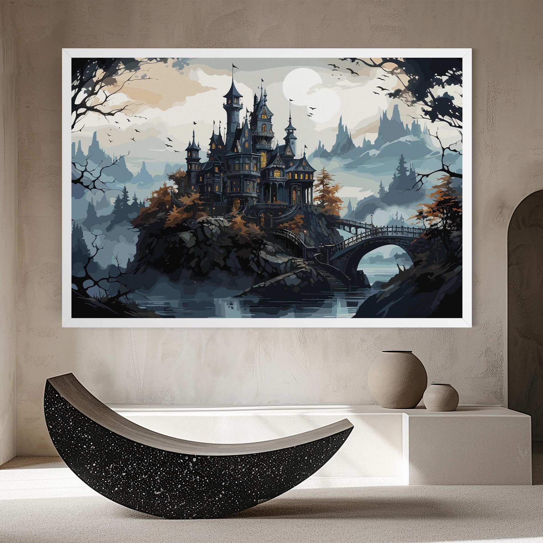 Grey Big Castle mockup 8