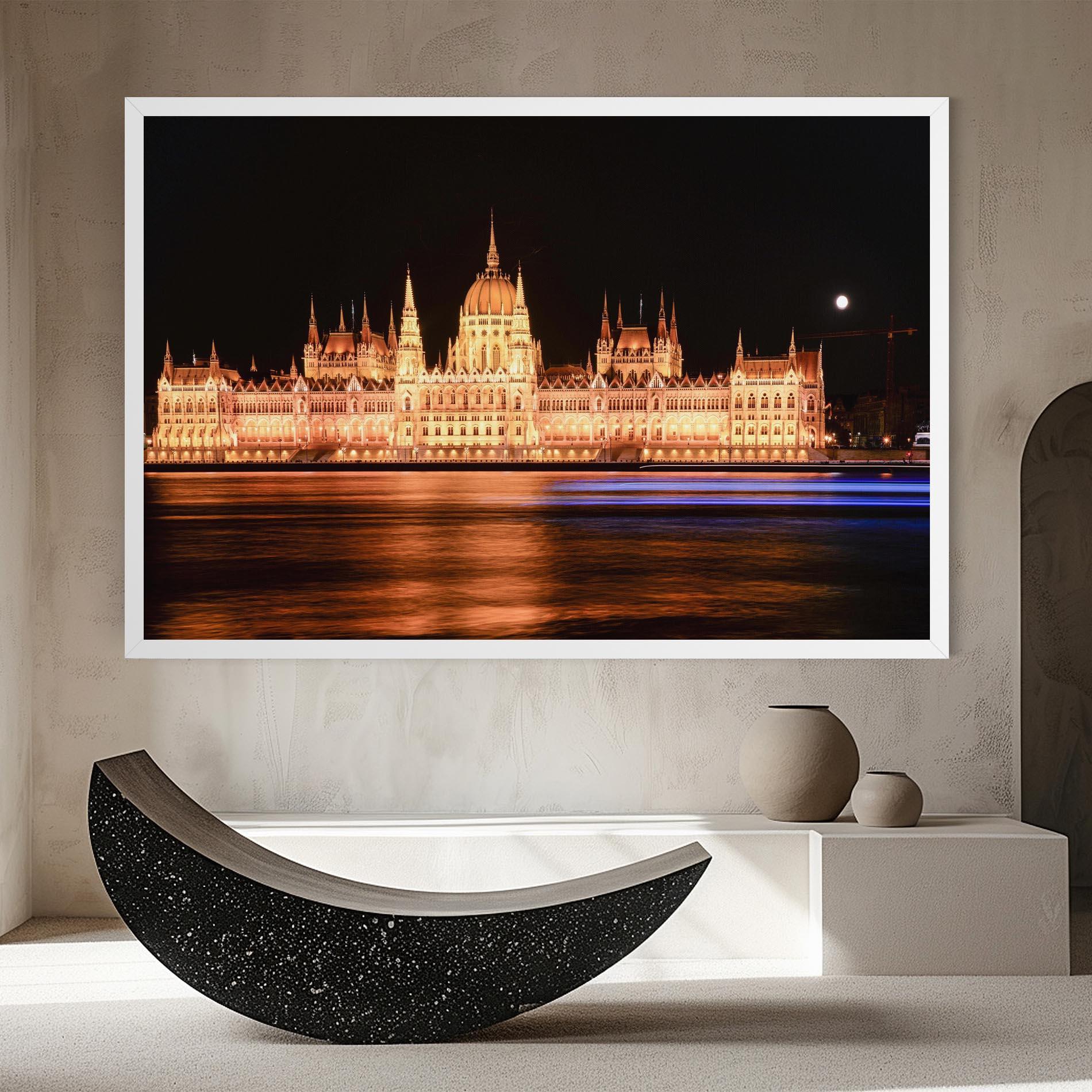 Vászonkép Night Reflection mockup 8