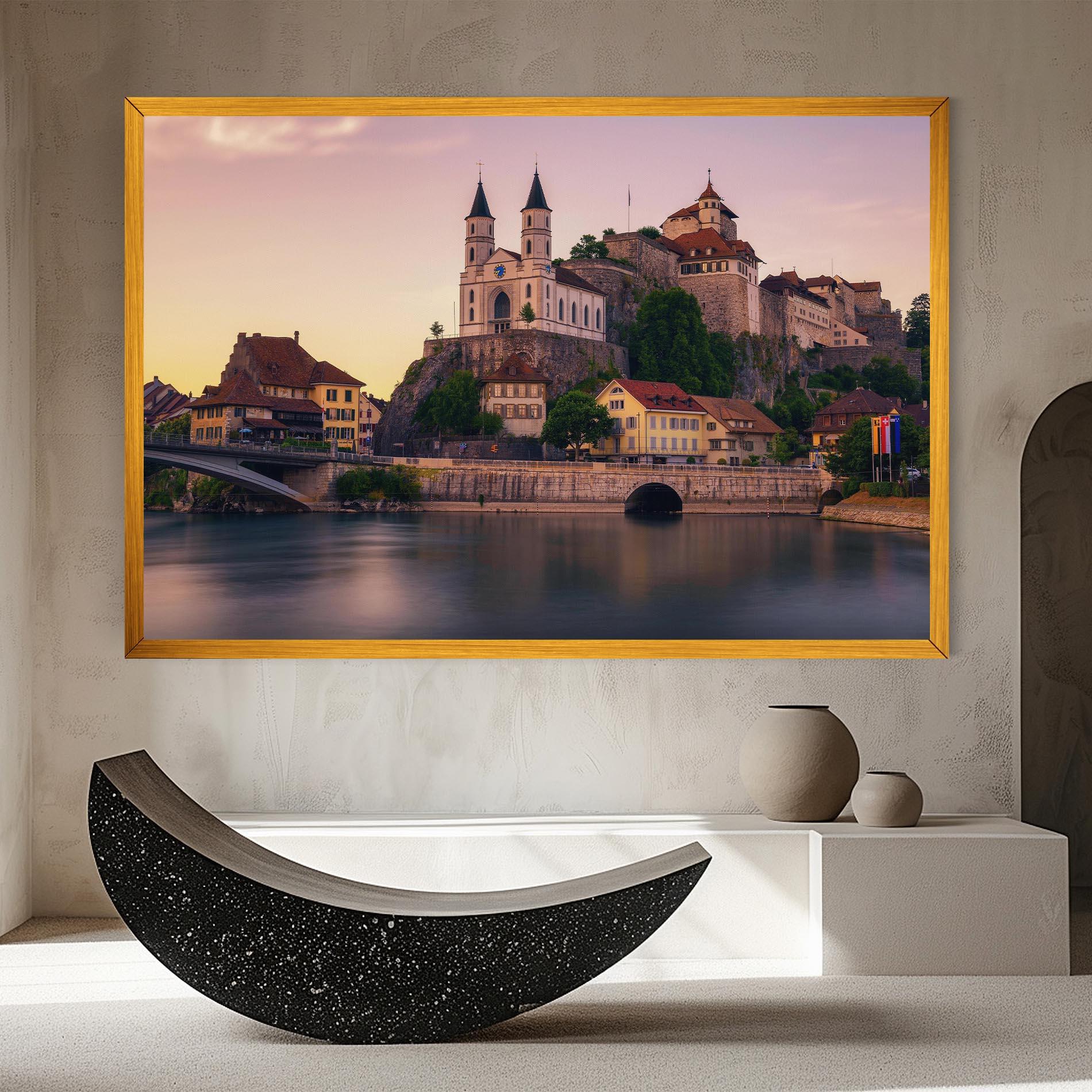 Vászonkép Aarburg Castle mockup 8