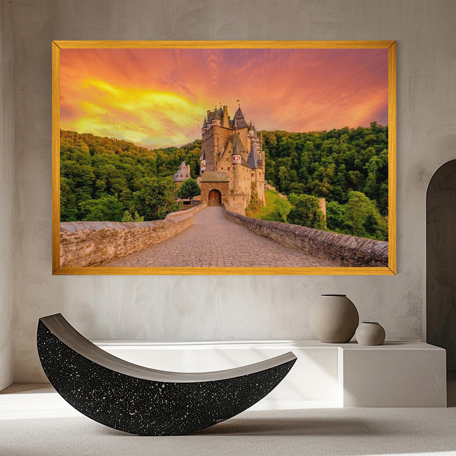 Vászonkép Burg Eltz Castle mockup 8