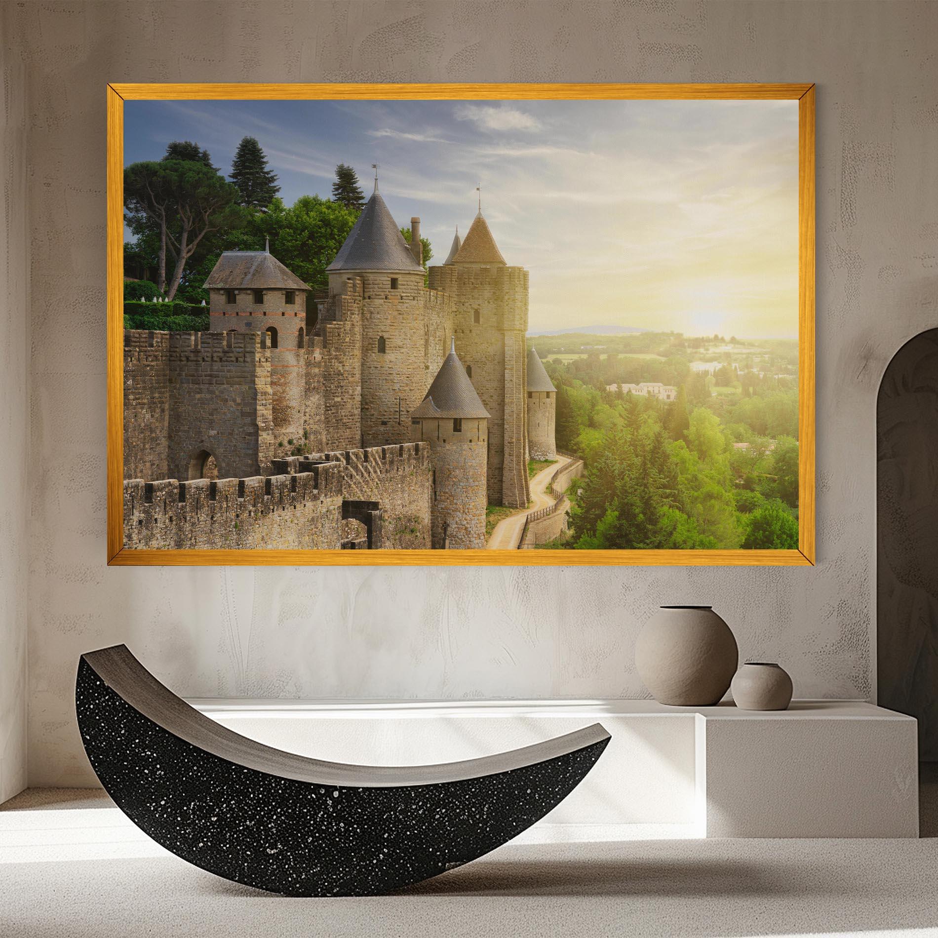 Vászonkép Carcassonne France mockup 8