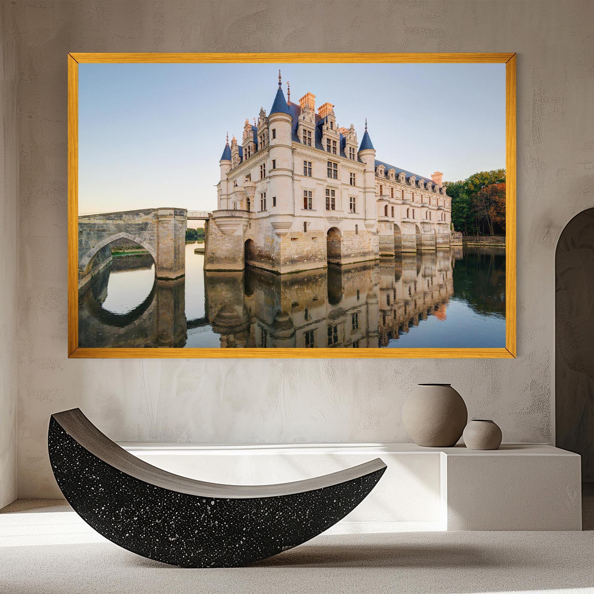 Vászonkép Chateau France mockup 8