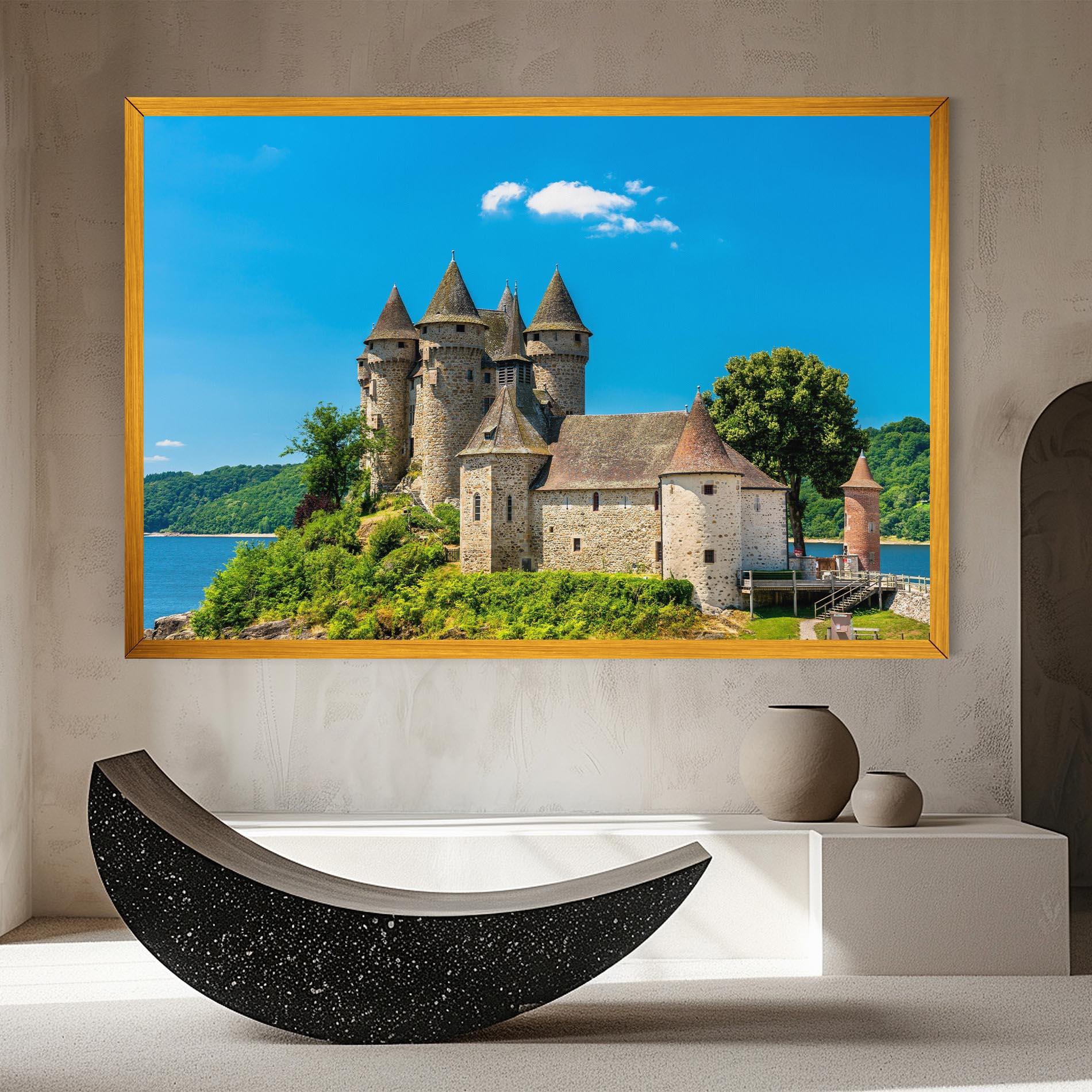 Vászonkép Medieval Castle France mockup 8