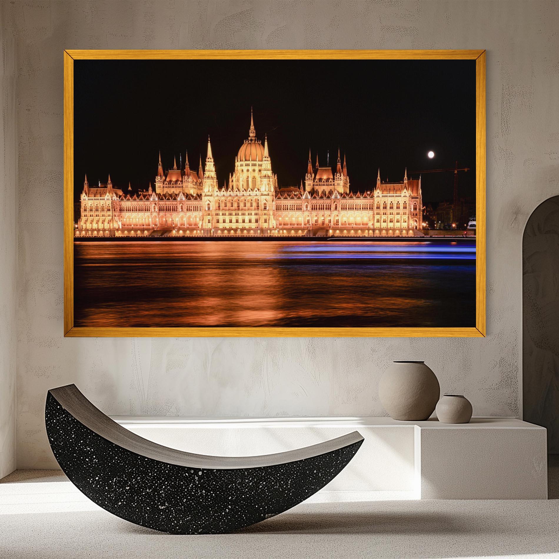 Vászonkép Night Reflection mockup 8