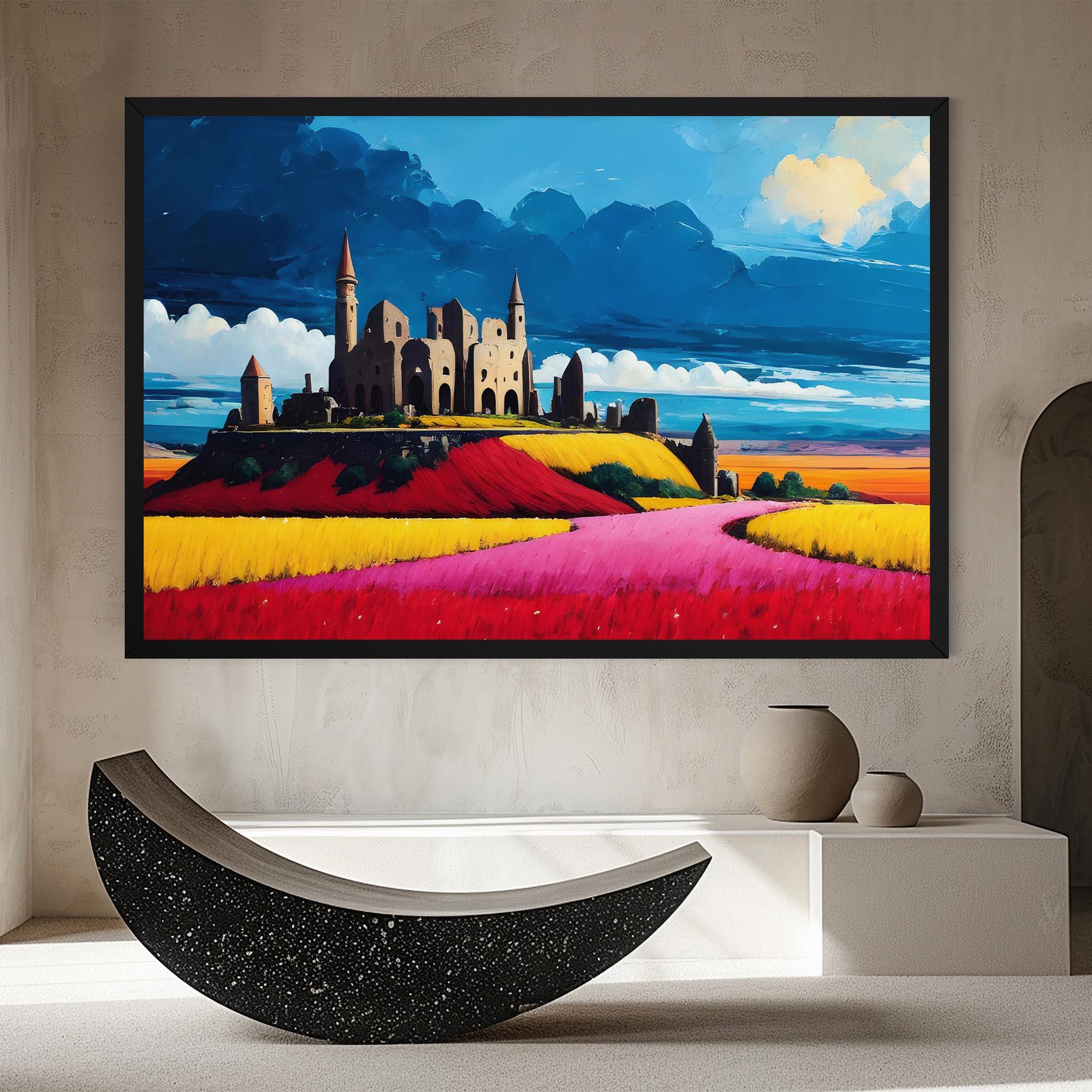 Vászonkép Antique Building Art mockup 8