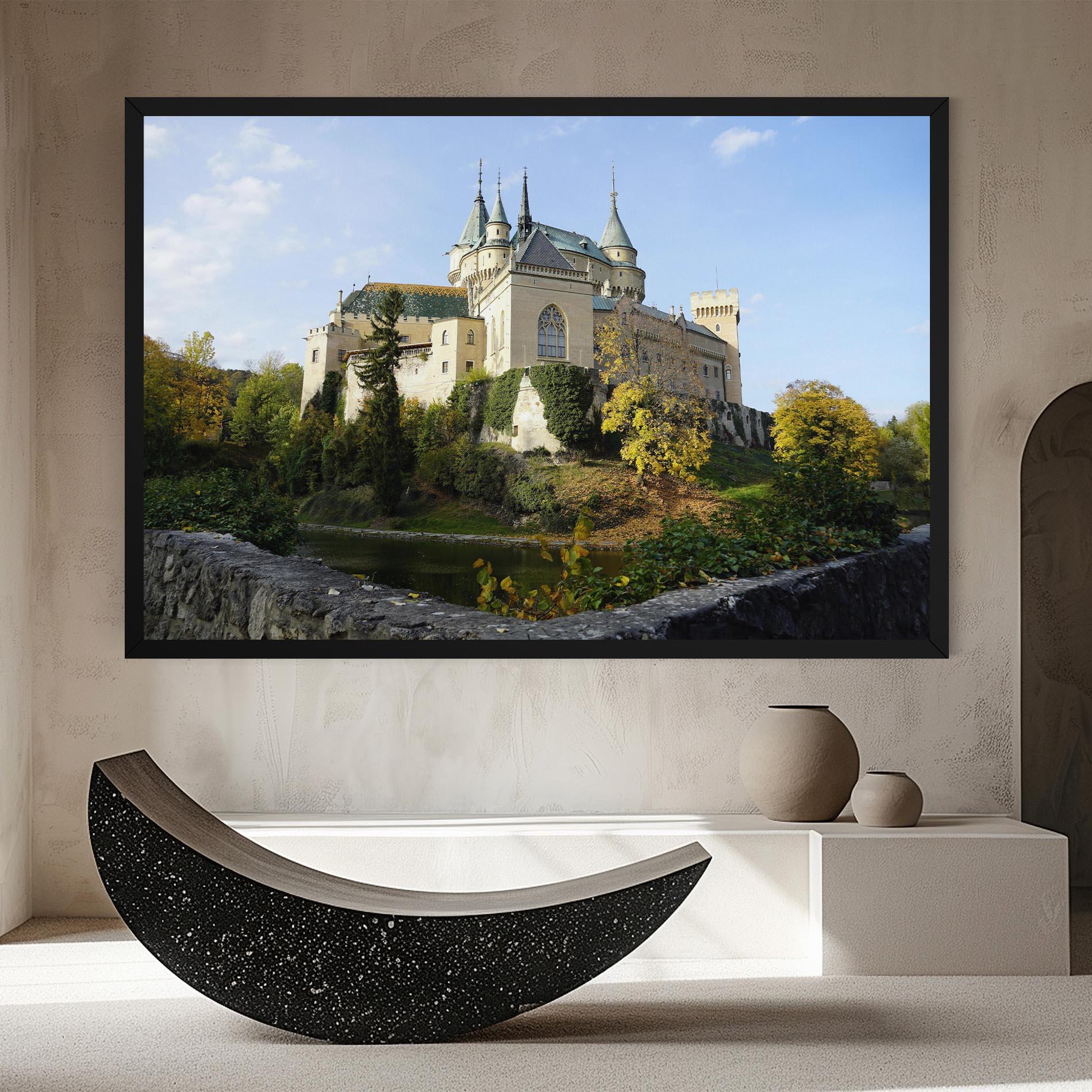 Vászonkép Bojnice Castle Slovakia mockup 8