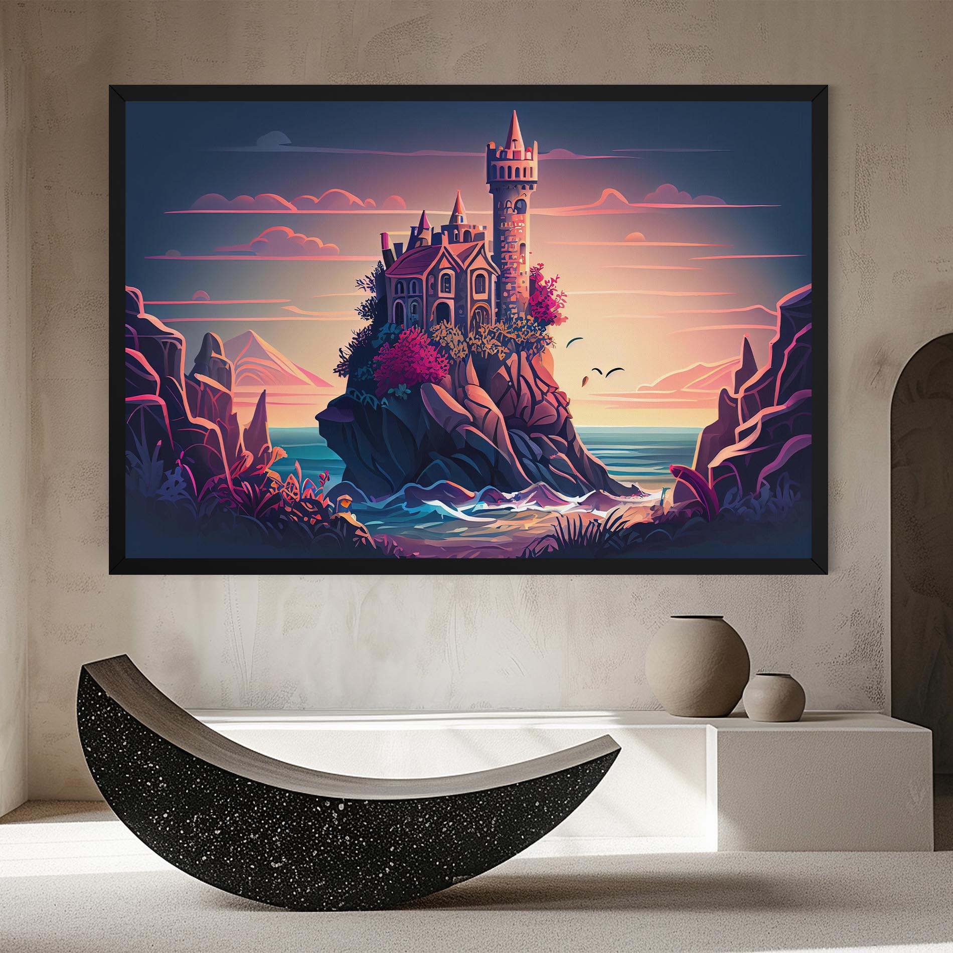 Vászonkép Cliff Castle mockup 8