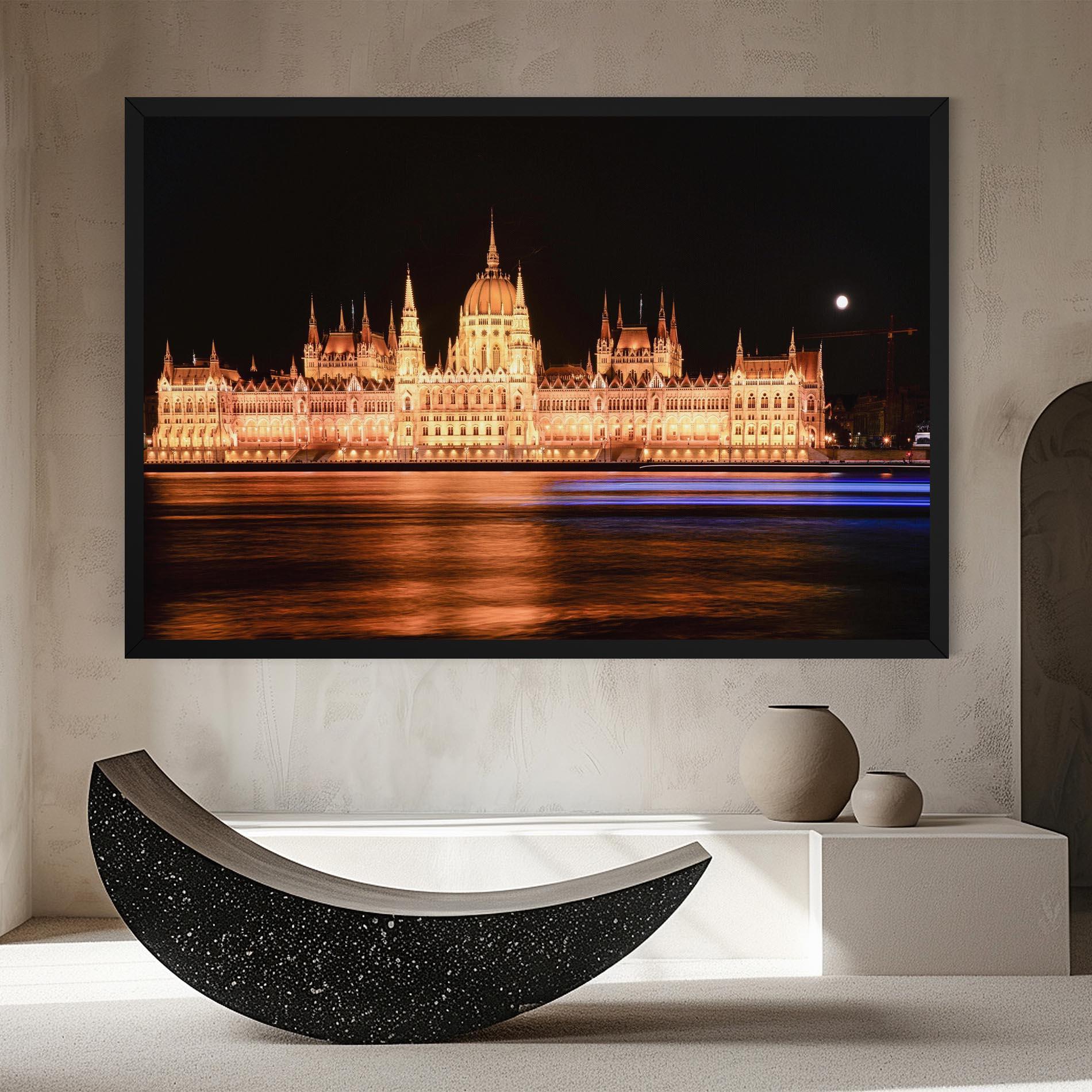 Vászonkép Night Reflection mockup 8