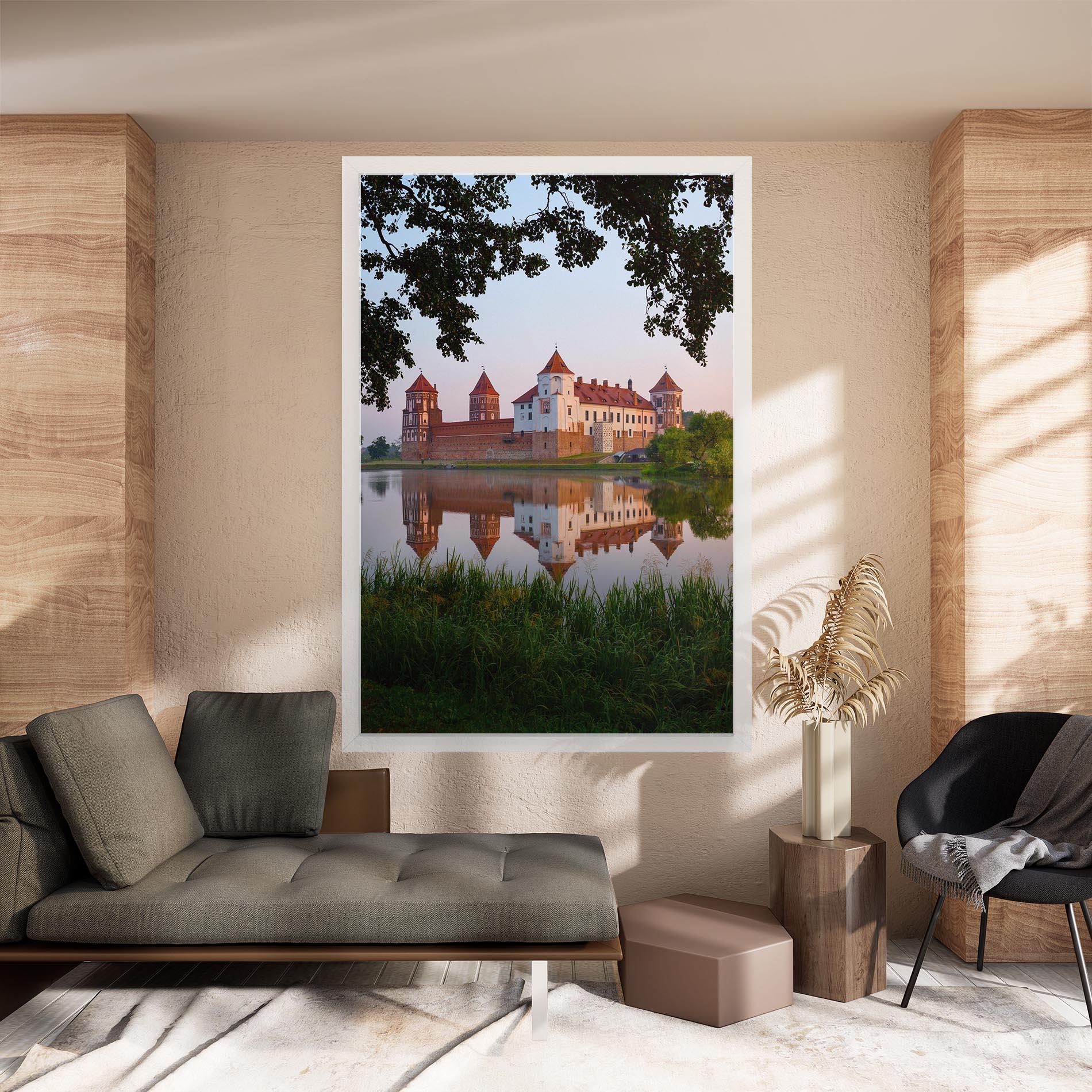 Vászonkép Ancient Castle Morning mockup 8