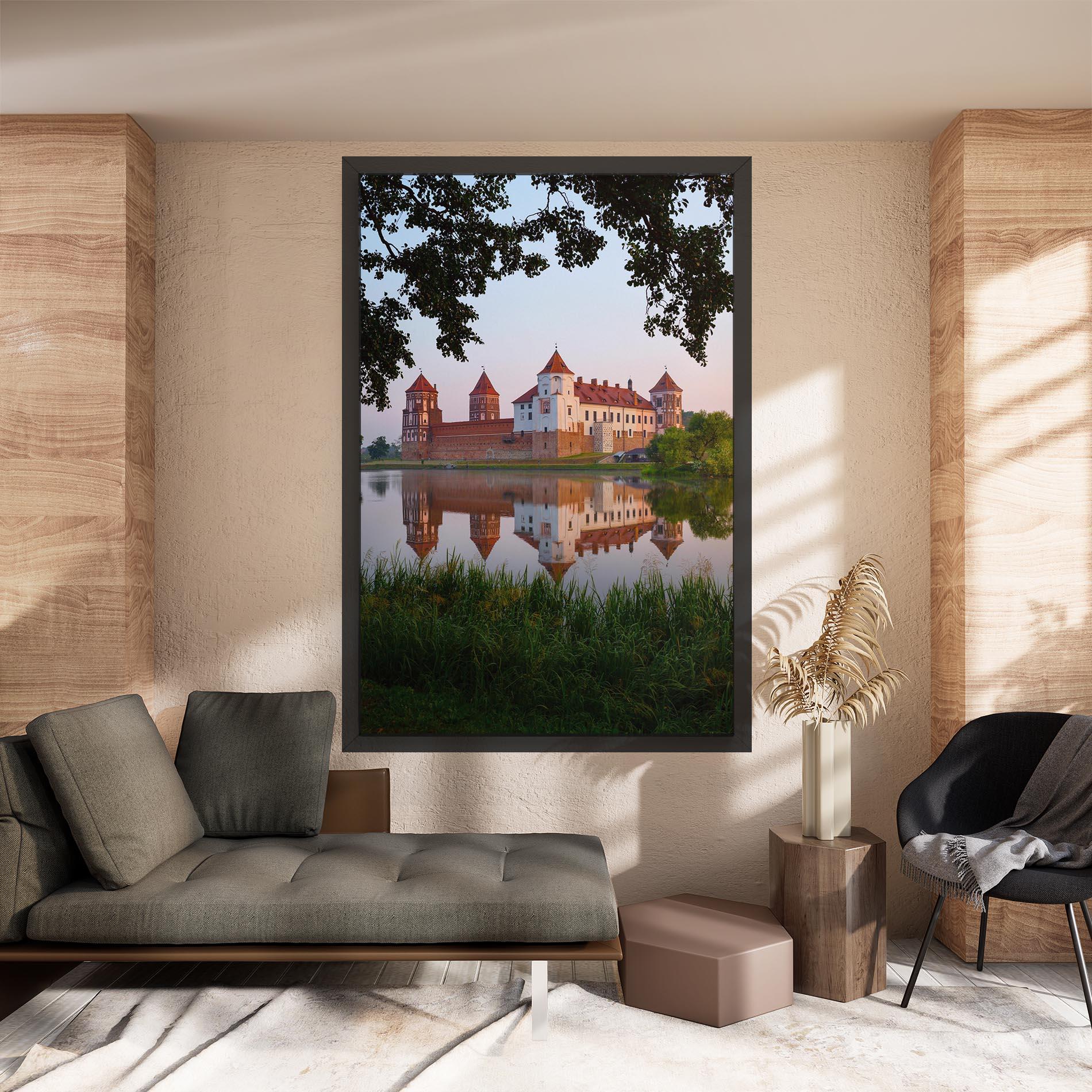 Vászonkép Ancient Castle Morning mockup 8