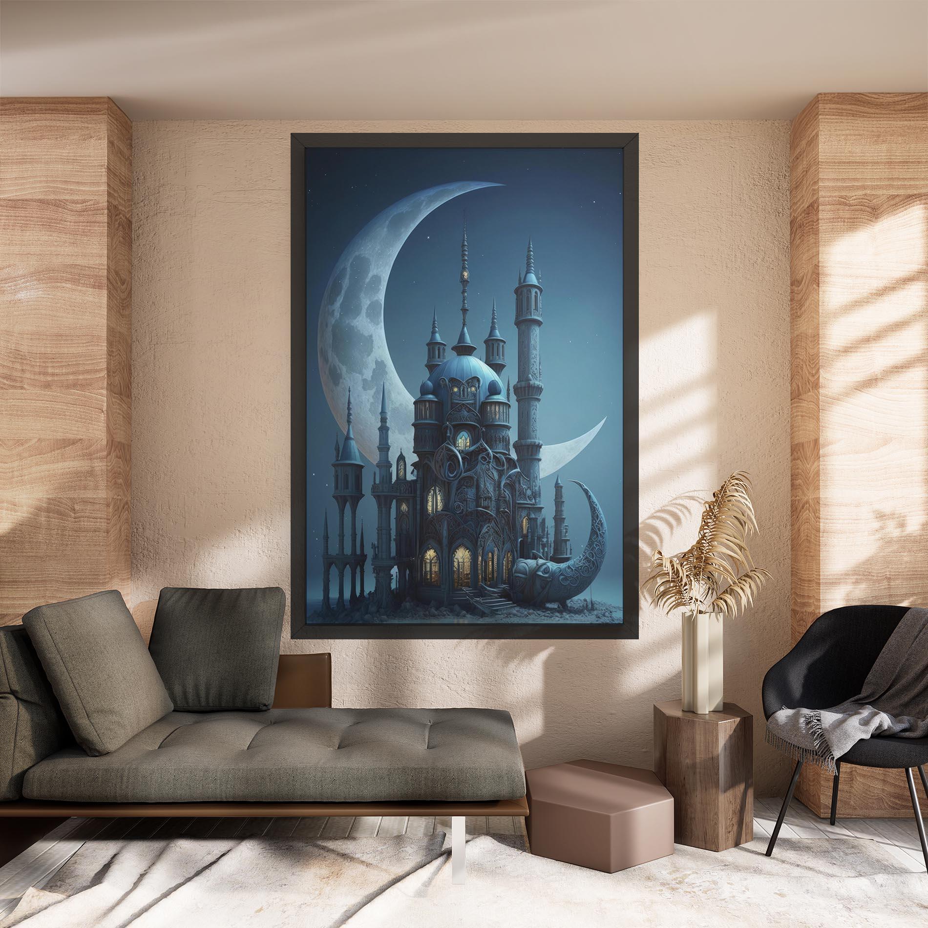 Vászonkép Mosque Moon mockup 8