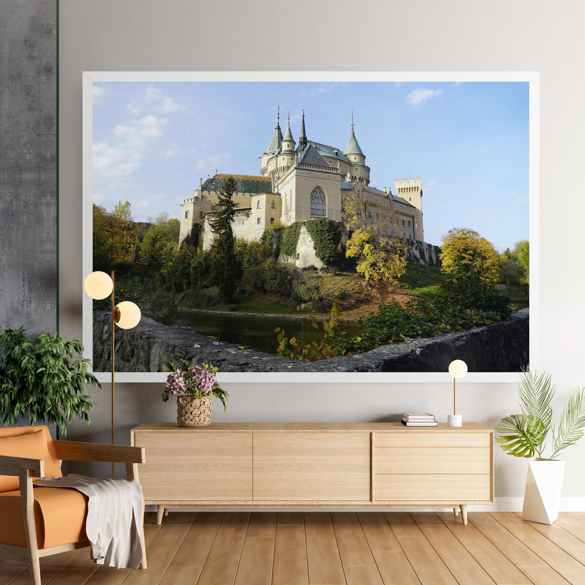 Vászonkép Bojnice Castle Slovakia mockup 9
