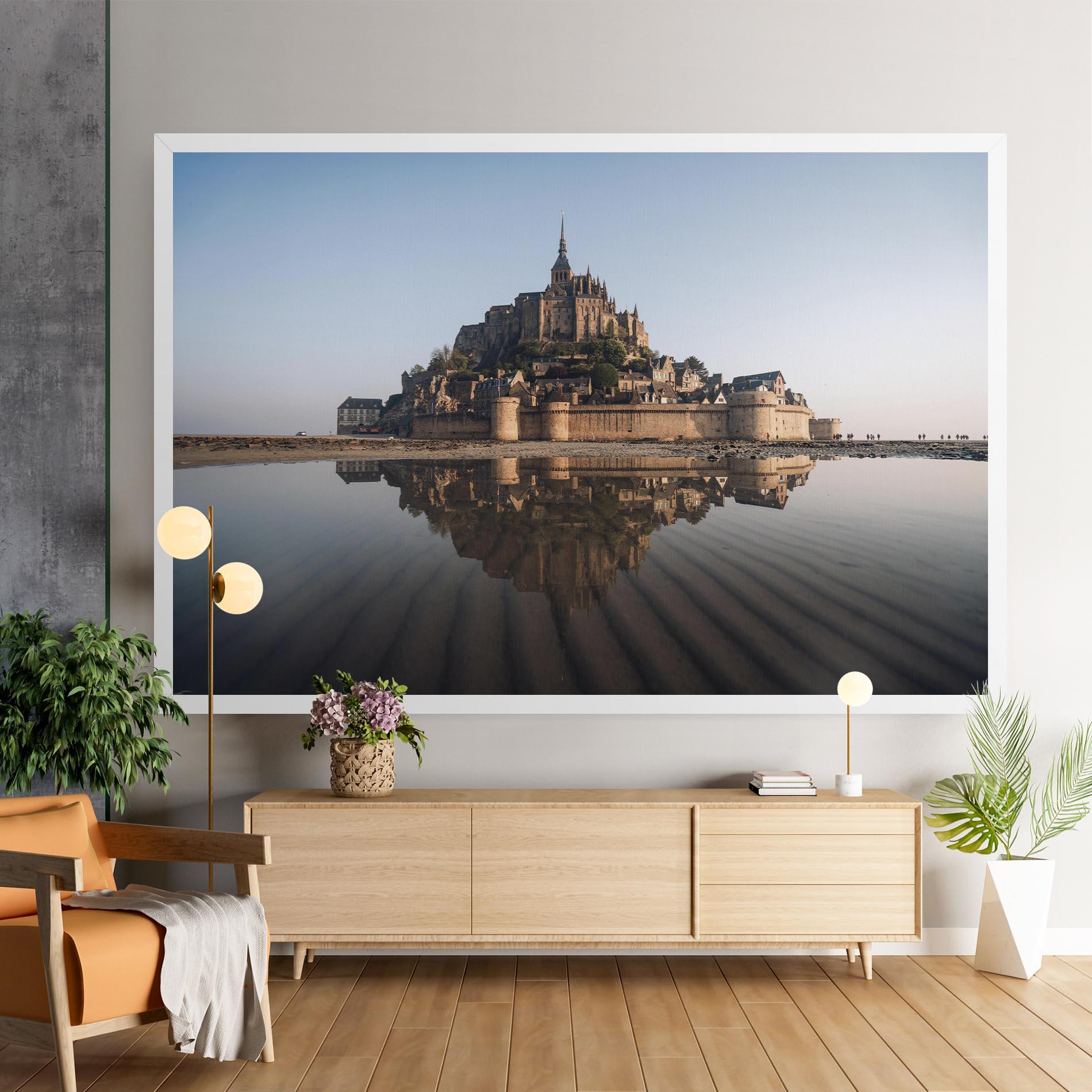Vászonkép Castle Reflection mockup 9