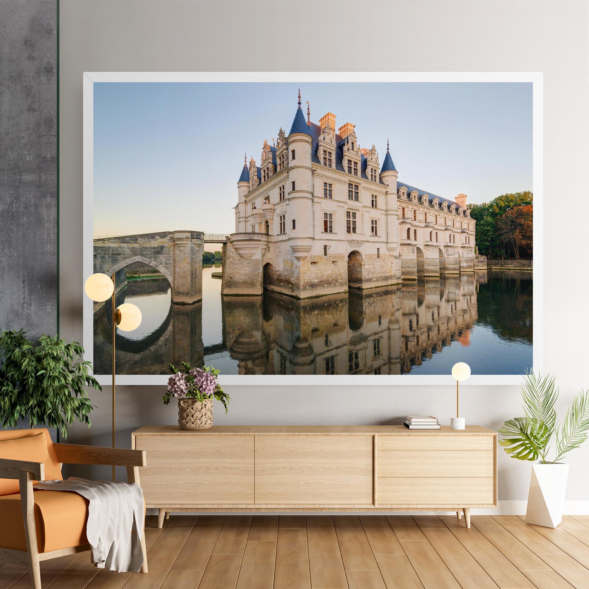Vászonkép Chateau France mockup 9